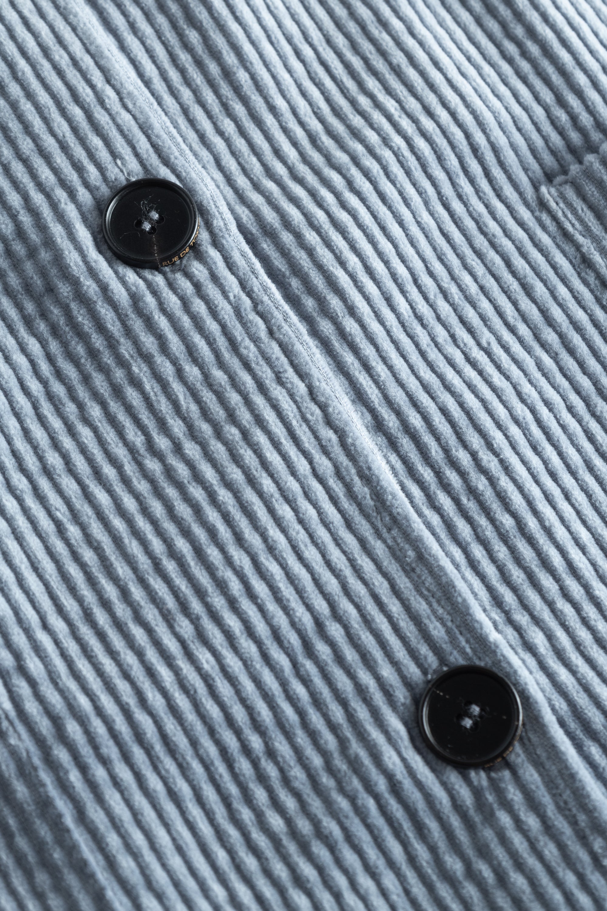 Rue de Tokyo SAIME HEAVY CORDUROY SHIRTS PALE BLUE