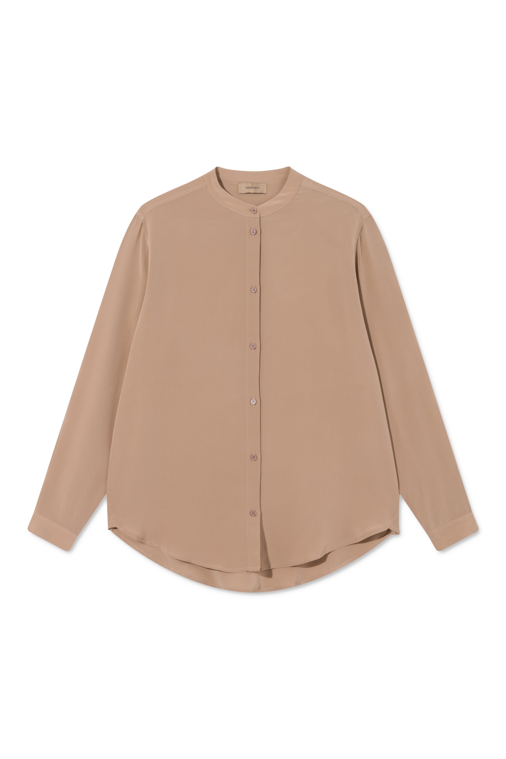 Rue de Tokyo SALMA SHIRT ESSENTIAL CDC SILK Shirts BROWN