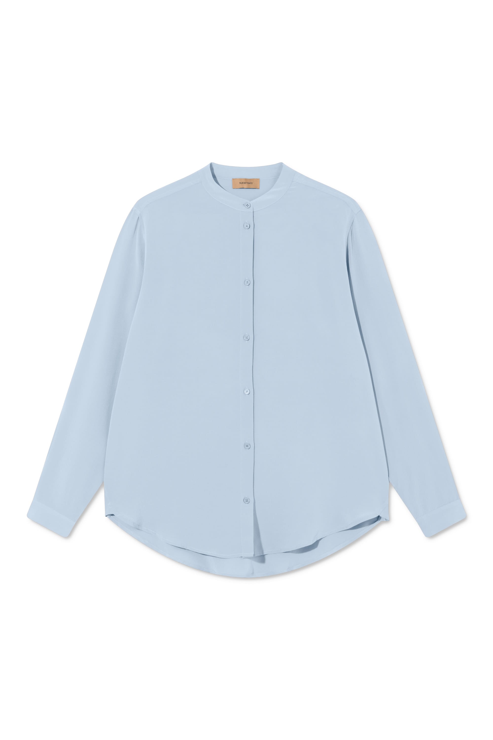 Rue de Tokyo SALMA SILK SHIRT LIGHT BLUE Shirts LIGHT BLUE