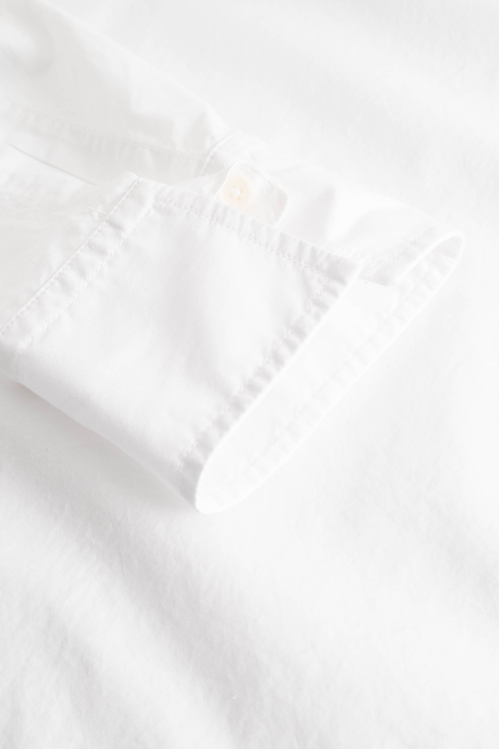 Rue de Tokyo SALOMA ORGANIC GARMENT DYED POPLIN Shirts WHITE