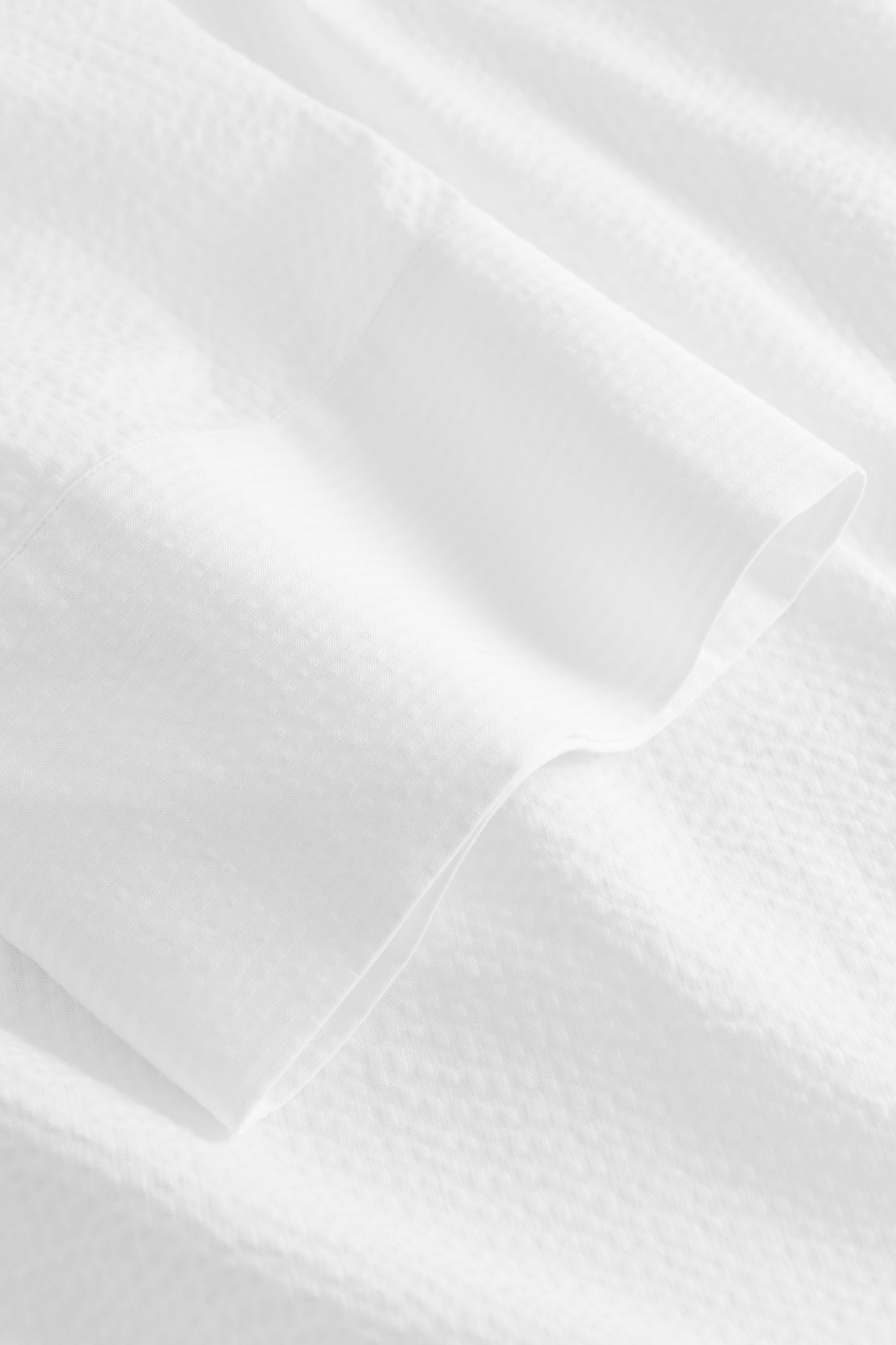 Rue de Tokyo SASCHA LIGHT SEERSUCKER STRIPE SHIRTS WHITE