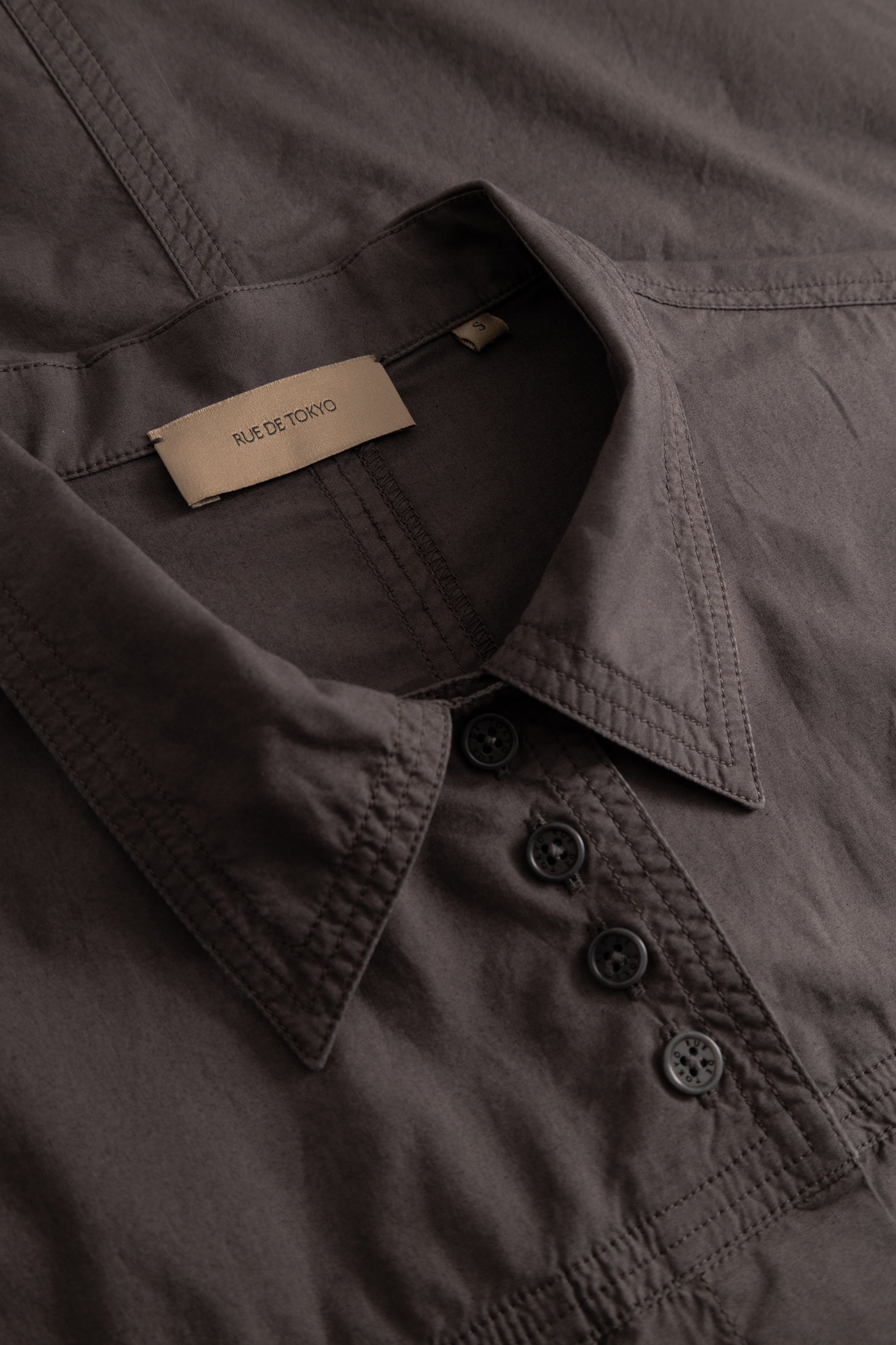 Rue de Tokyo SASI GMTD POPLIN Shirts FUDGE