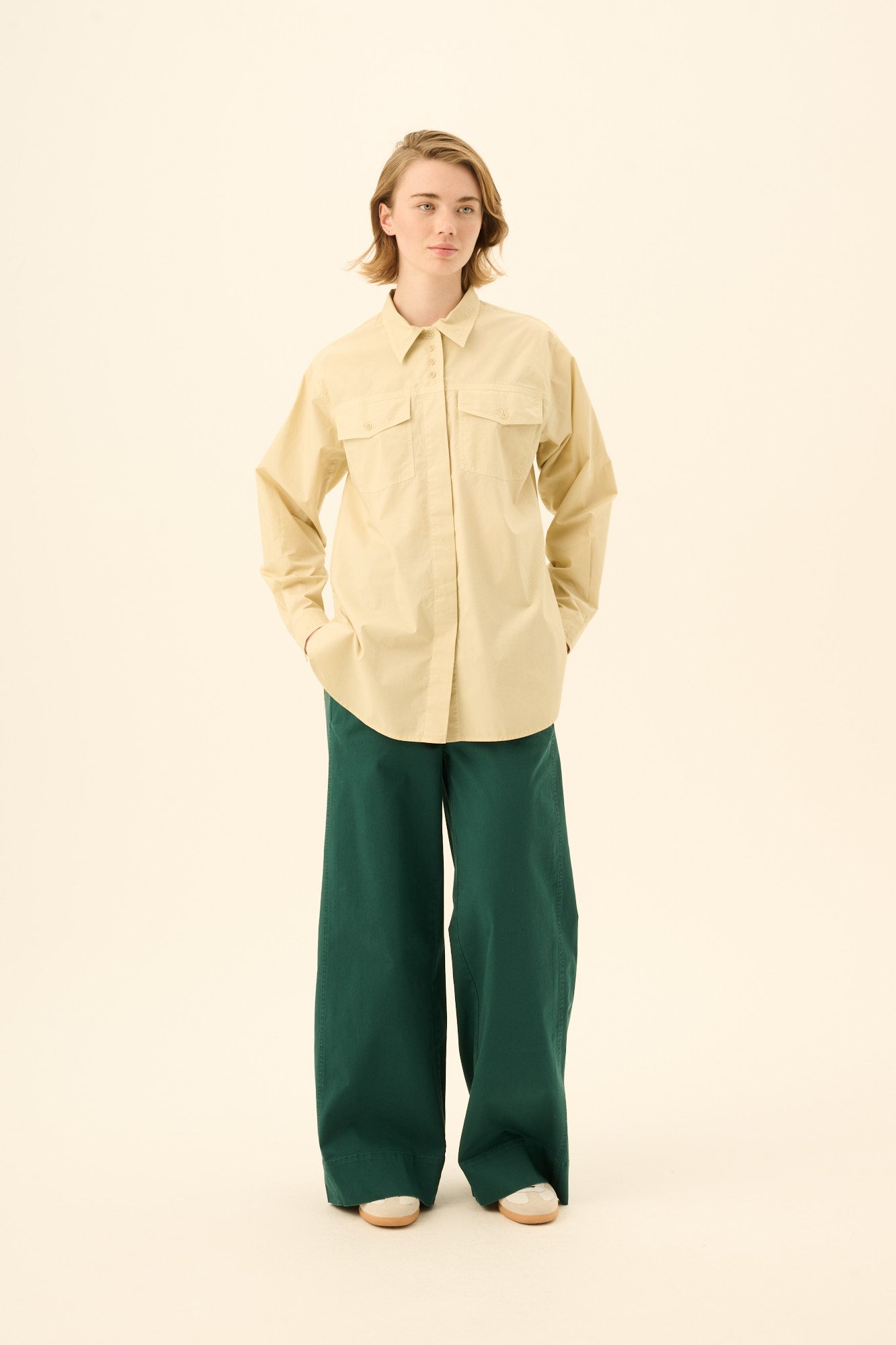 Rue de Tokyo SASI GMTD POPLIN Shirts SEA HAZE