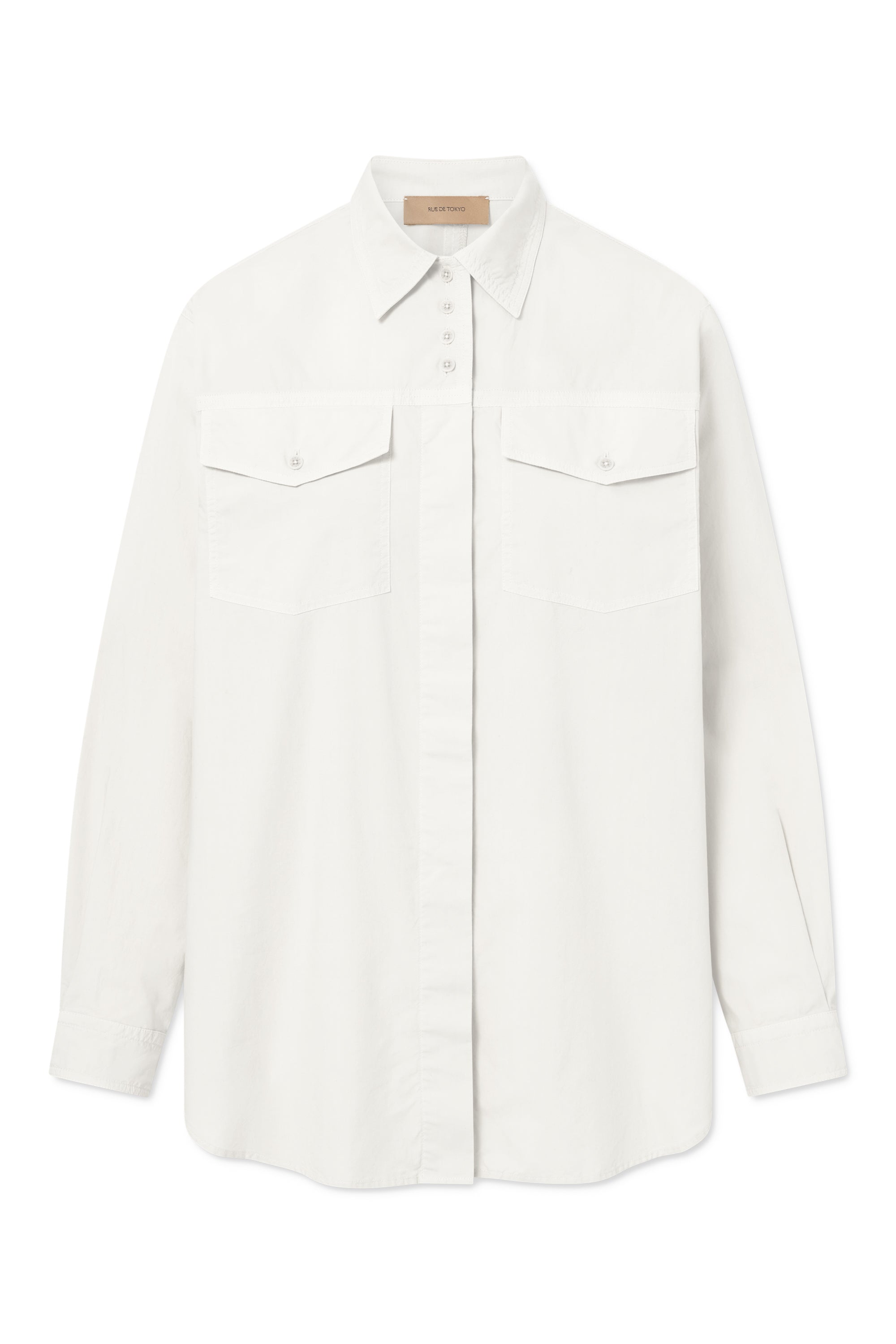 Rue de Tokyo SASI GMTD POPLIN Shirts WHITE