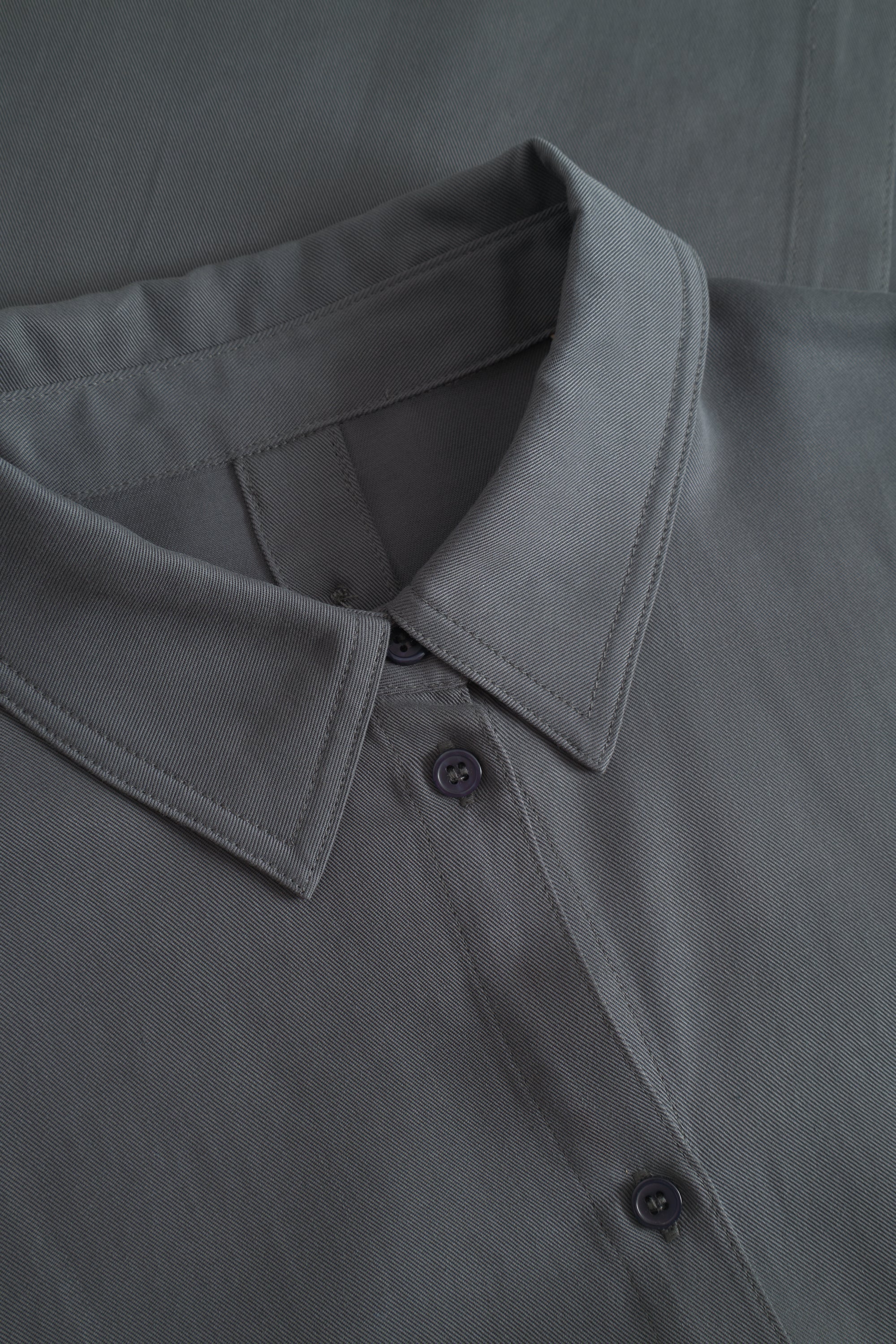 Rue de Tokyo SEIRA TENCEL SHIRTS DARK GREY