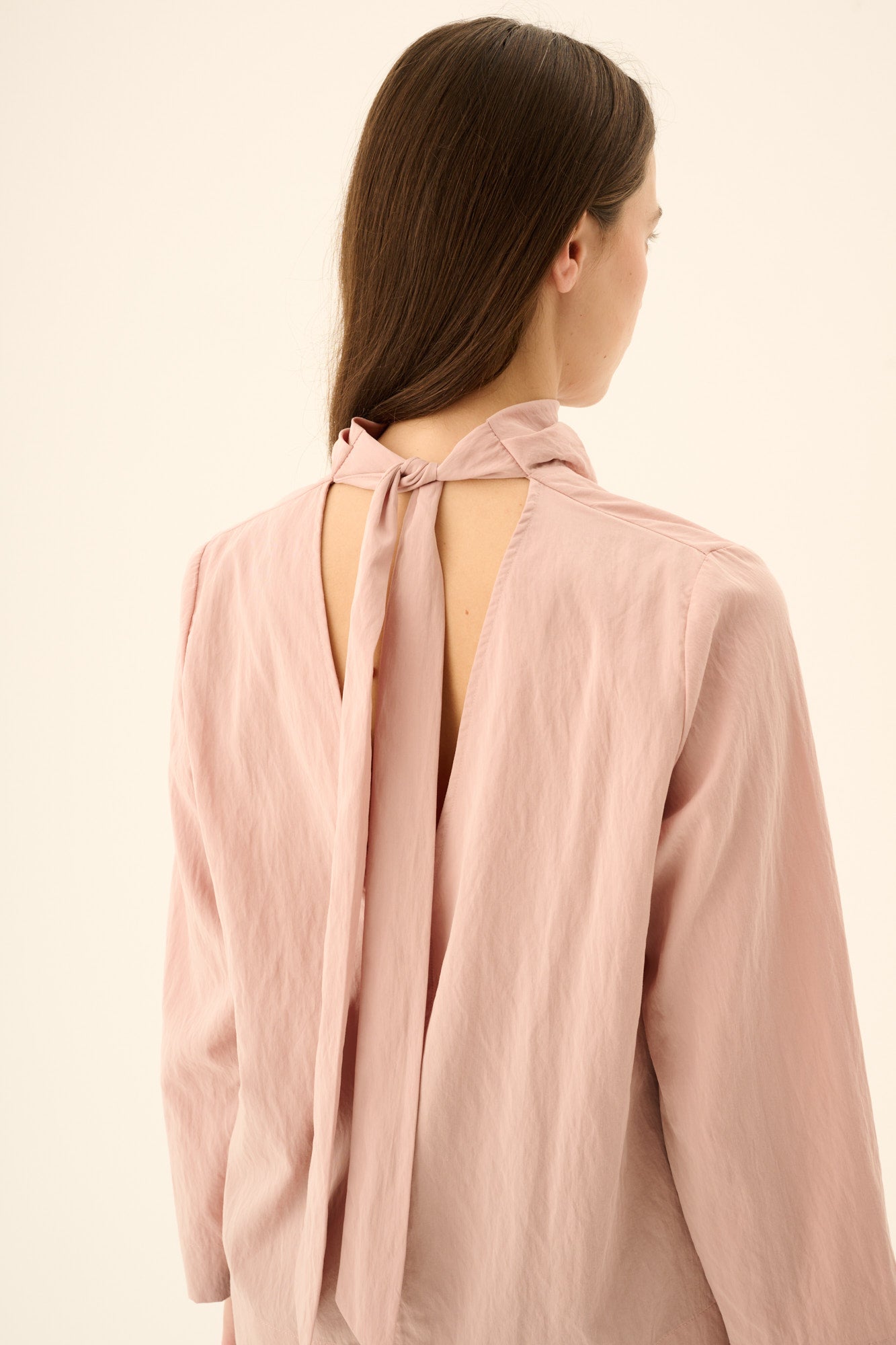 Rue de Tokyo SEMIRA CRINKLED TENCEL Blouses ROSE