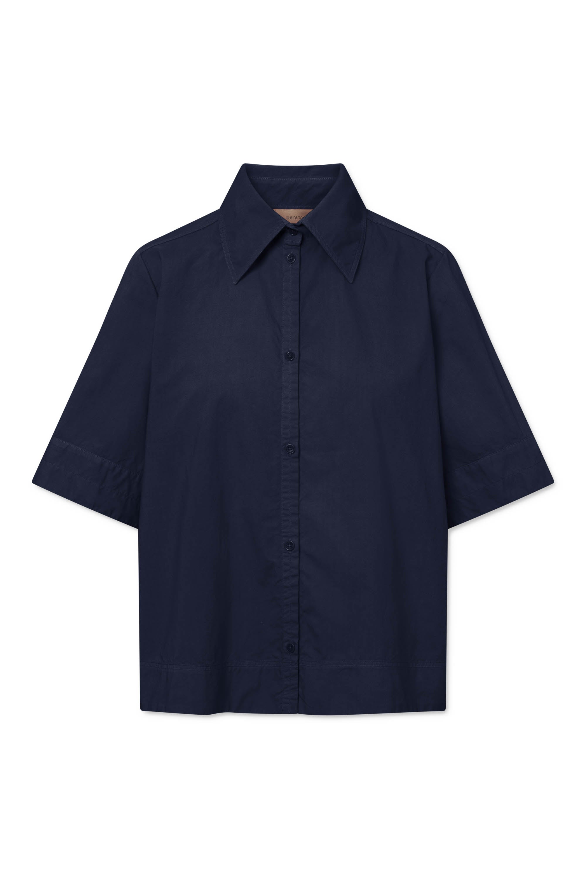 Rue de Tokyo SEREN GMTD POPLIN Shirts DARK NAVY