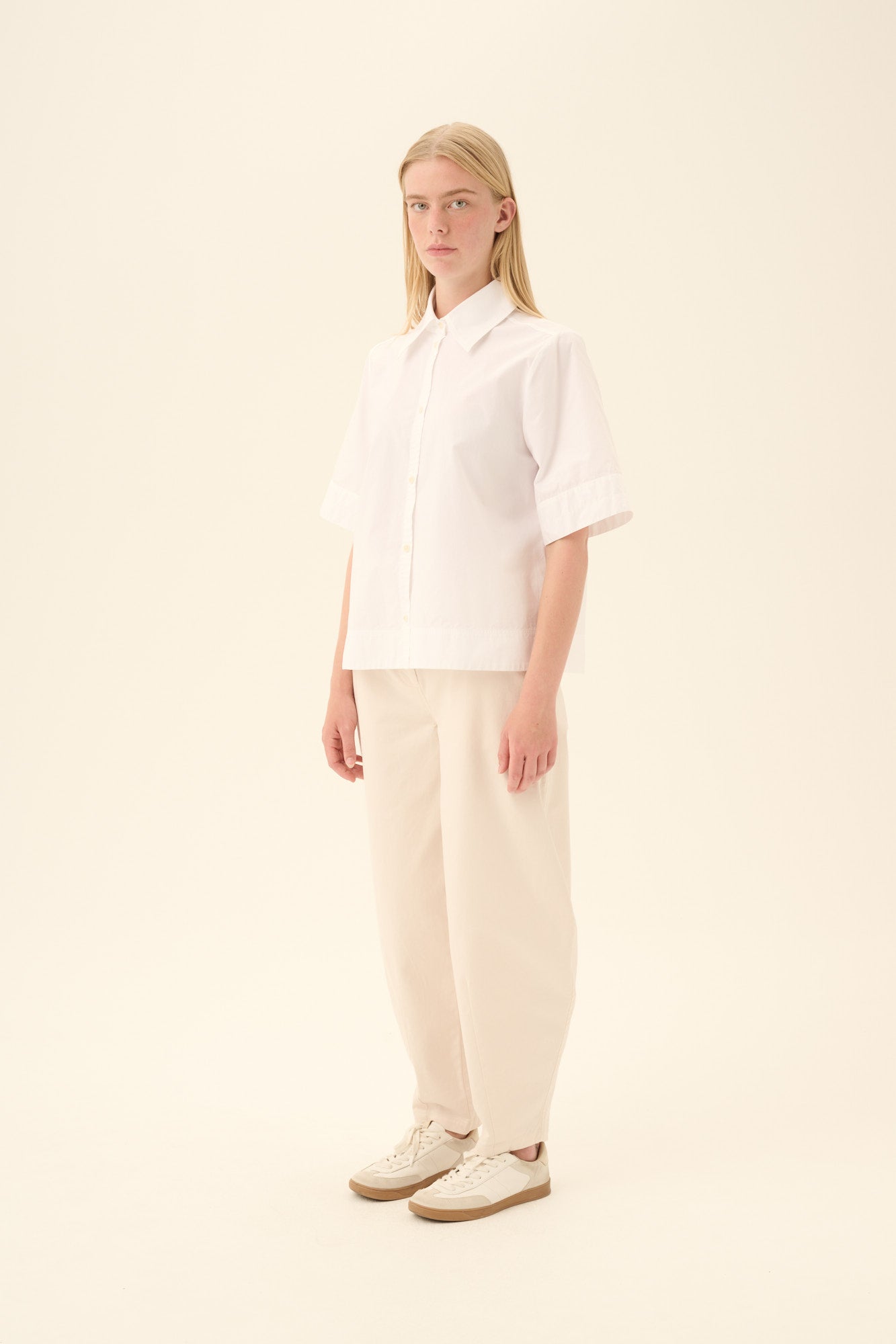 Rue de Tokyo SEREN GMTD POPLIN Shirts WHITE