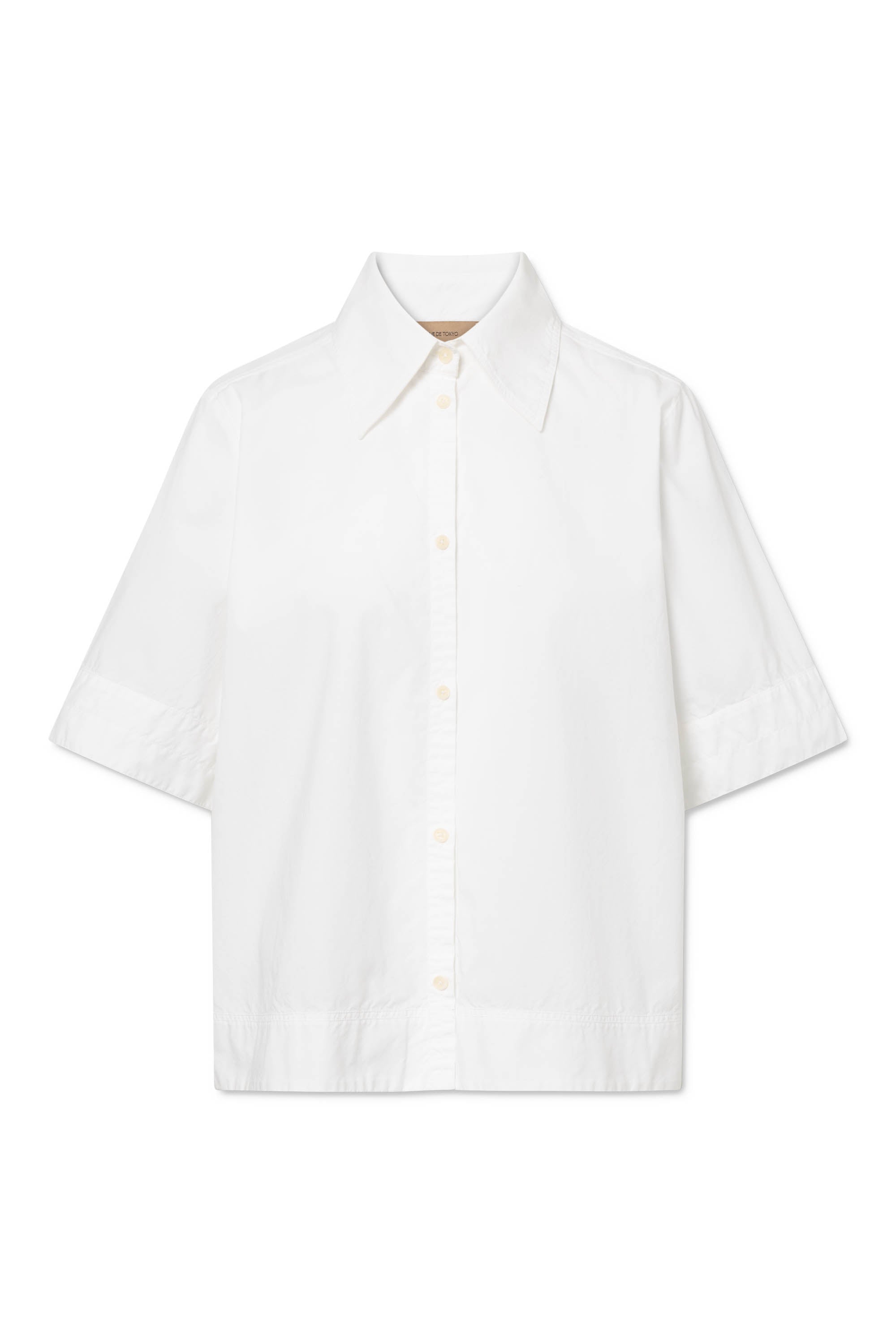 Rue de Tokyo SEREN GMTD POPLIN Shirts WHITE
