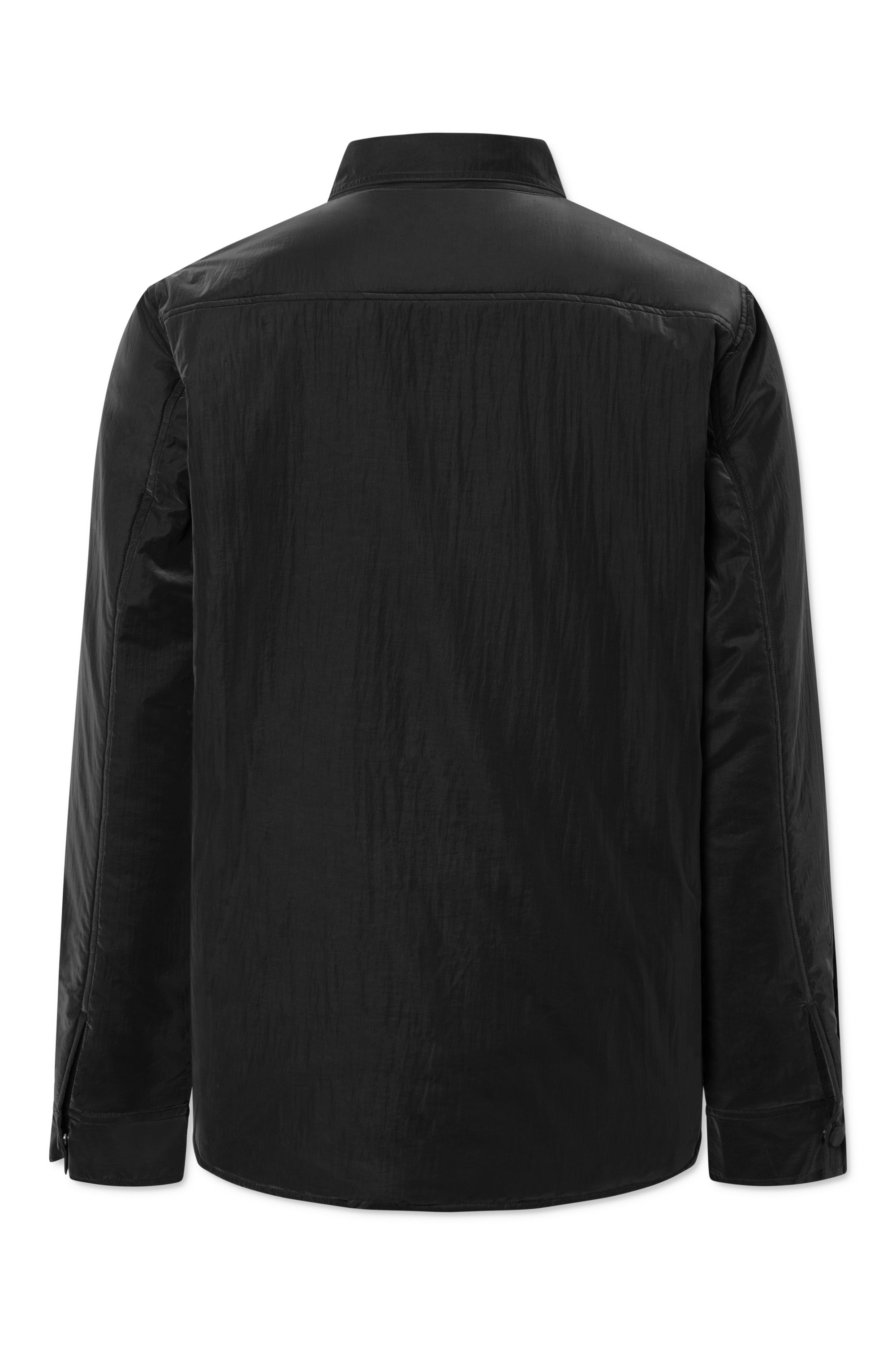 Rue de Tokyo SERGIO DOUBLE FACED NYLON SHIRTS BLACK/GREY