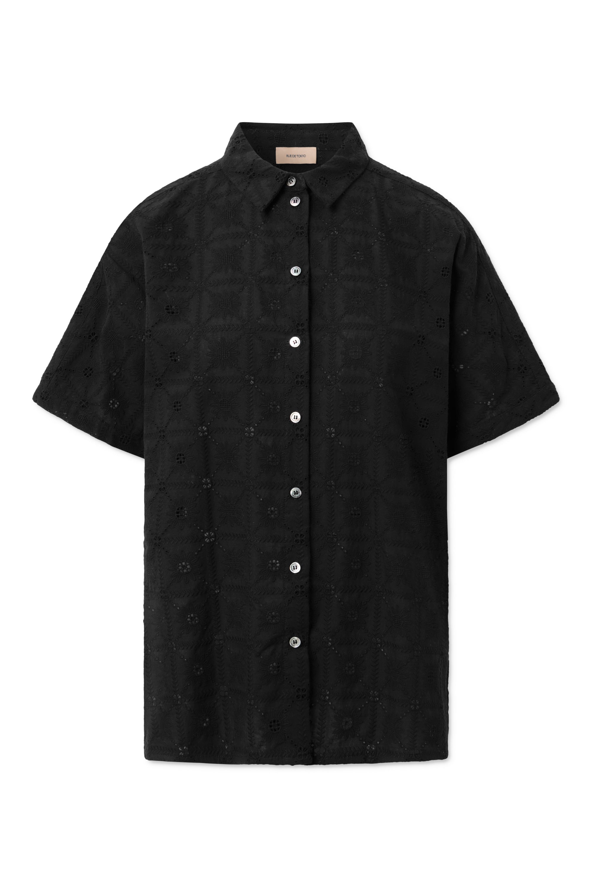 Rue de Tokyo SESSE SHIRT LIGHT BLUE SHIRTS BLACK