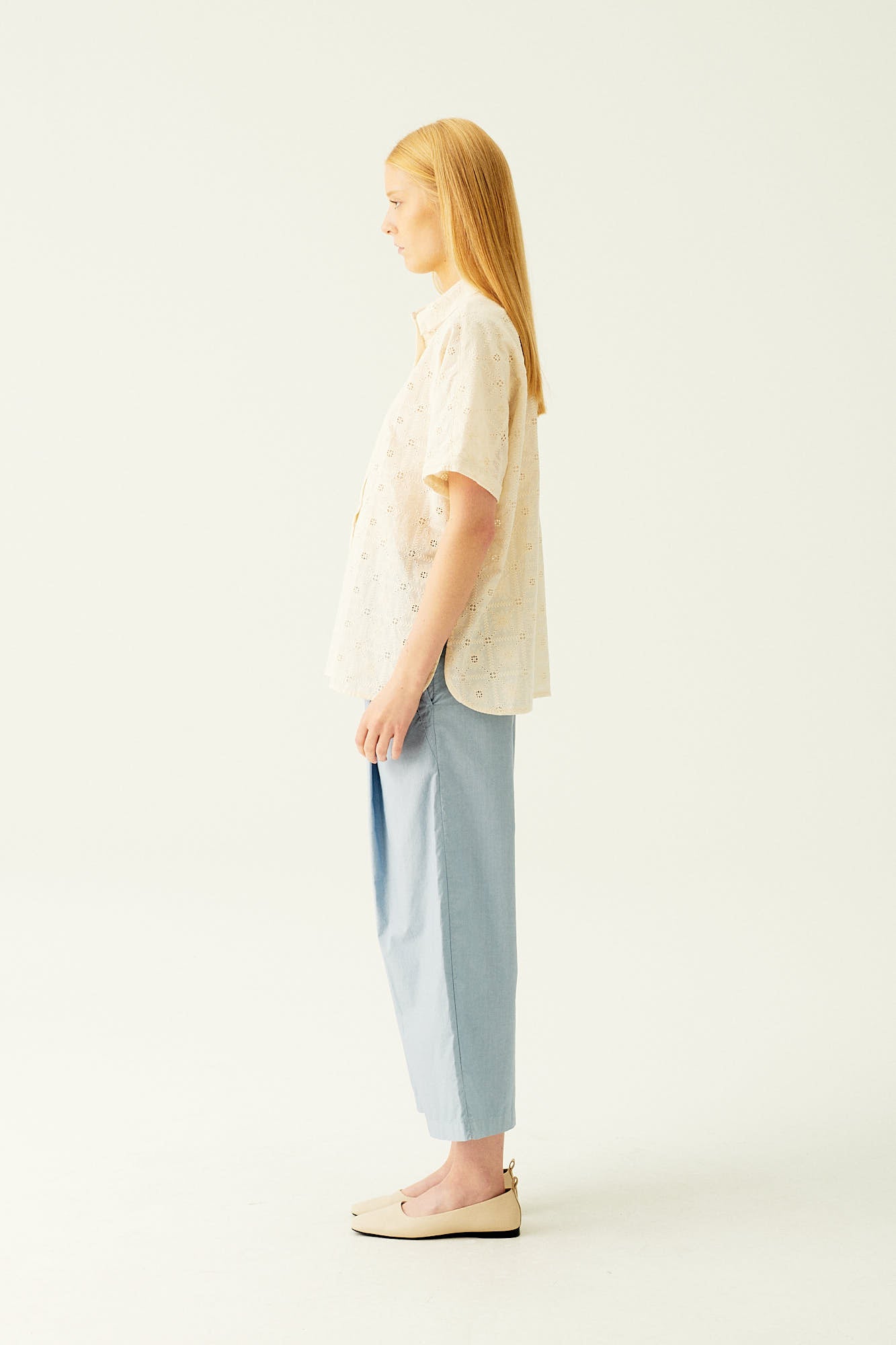 Rue de Tokyo SESSE SHIRT LIGHT BLUE SHIRTS IVORY