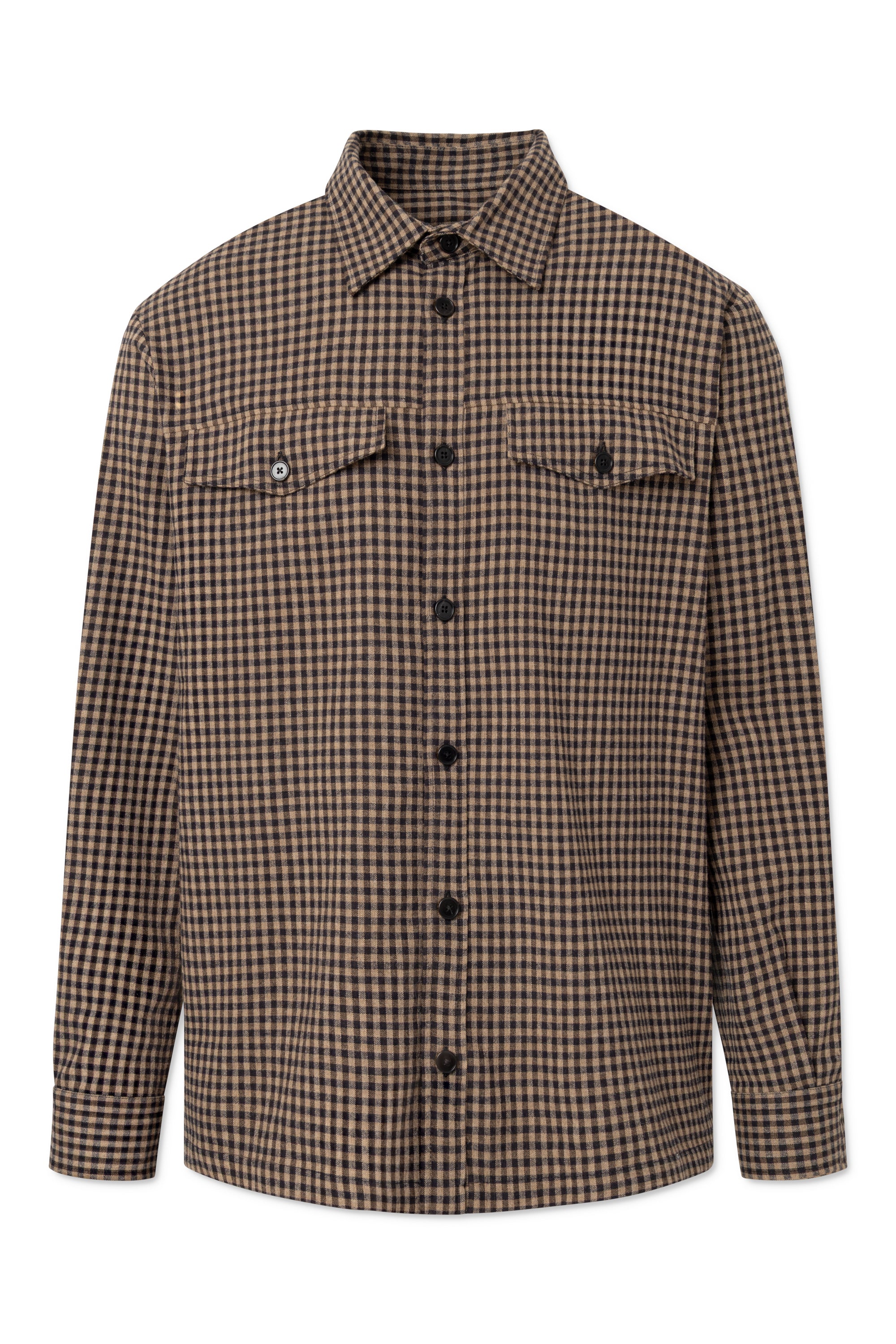 Rue de Tokyo SEVERAS SUPREME PINZA CHECK Shirts BROWN/BLACK CHECK