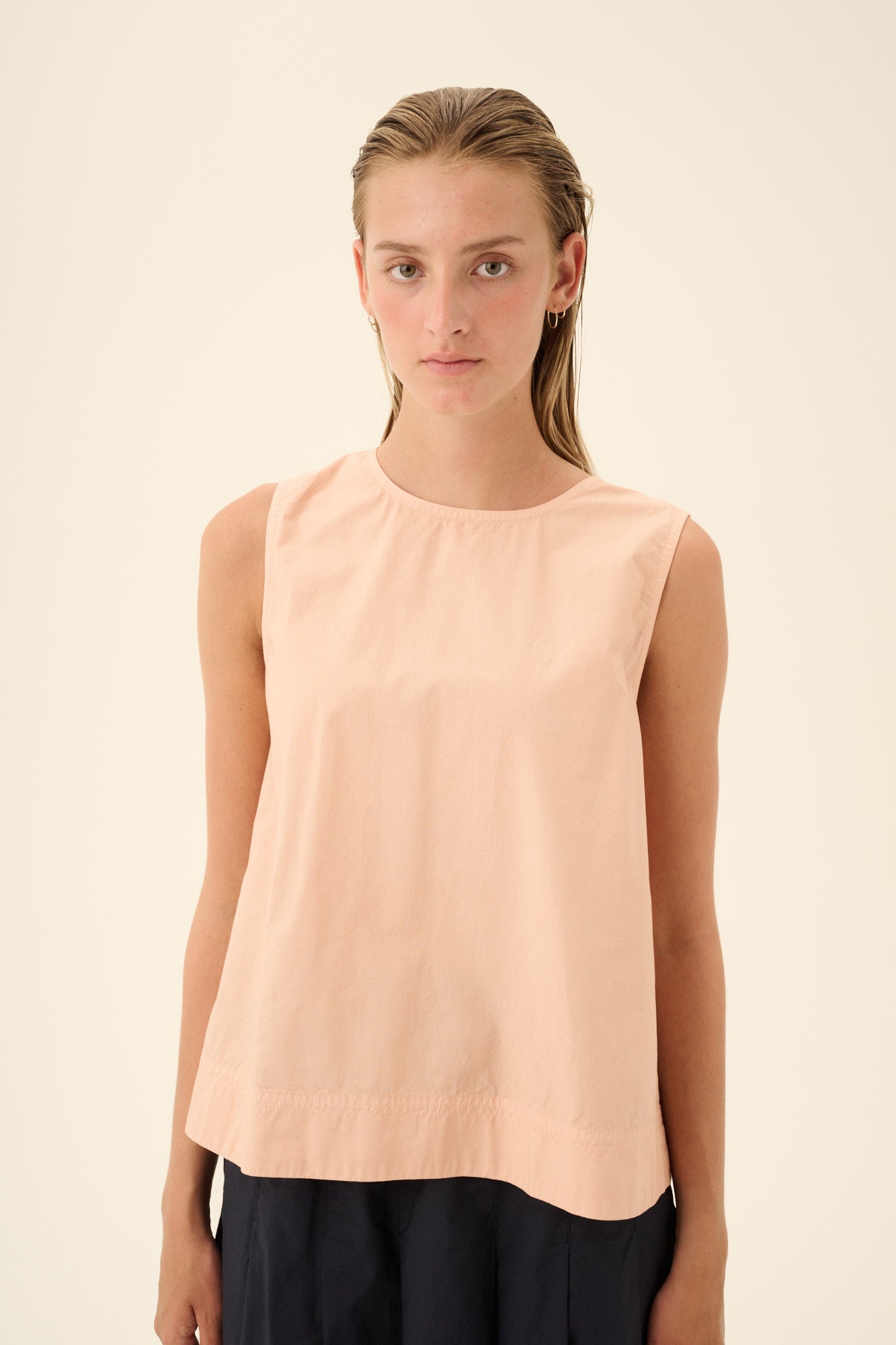 Rue de Tokyo SHARREN GMTD POPLIN Blouses BEIGE ROSE