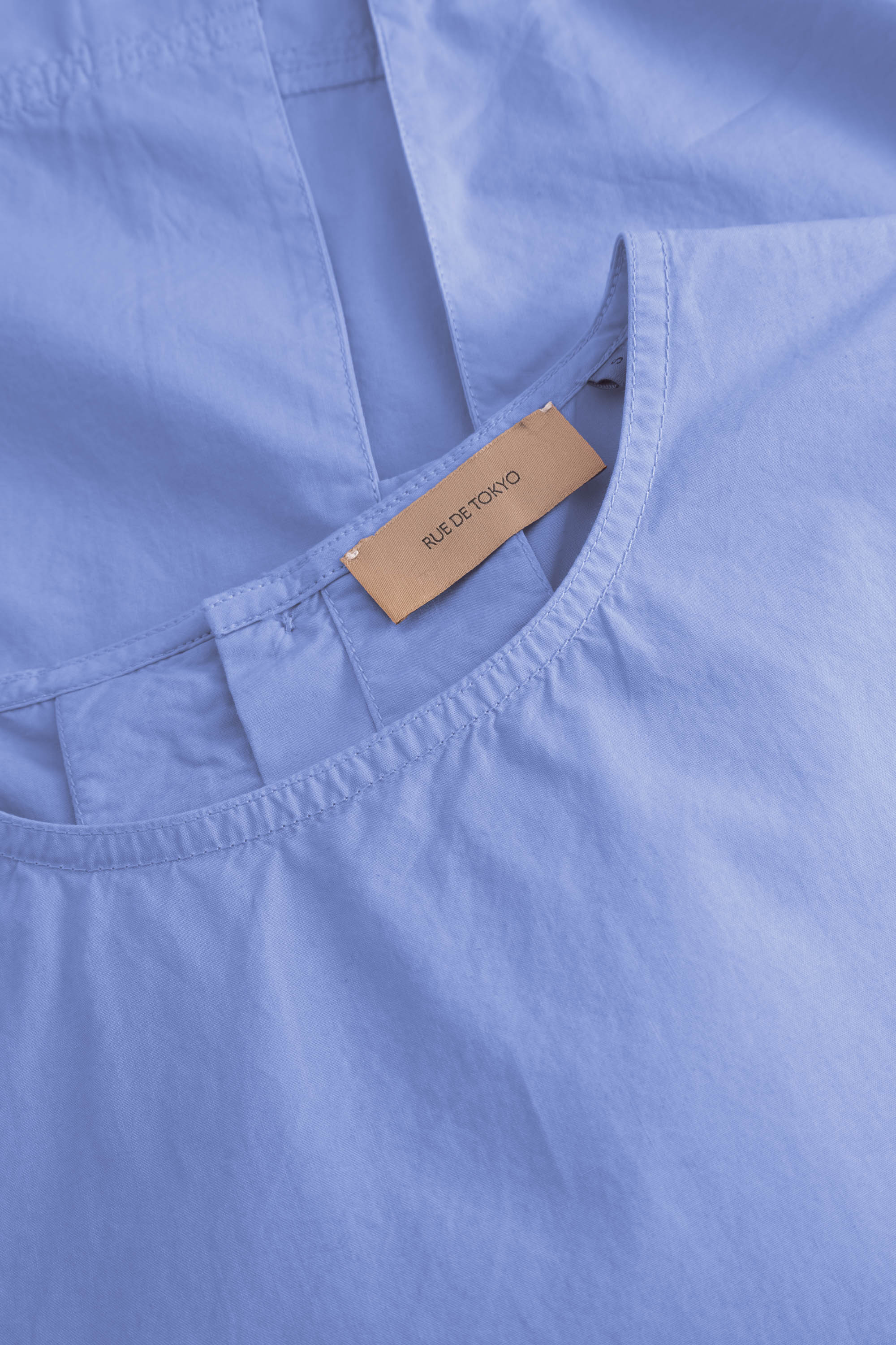 Rue de Tokyo SHARREN GMTD POPLIN Blouses BLUE BONNET