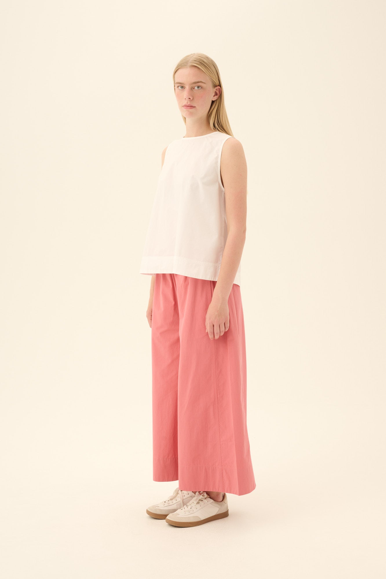 Rue de Tokyo SHARREN GMTD POPLIN Blouses WHITE