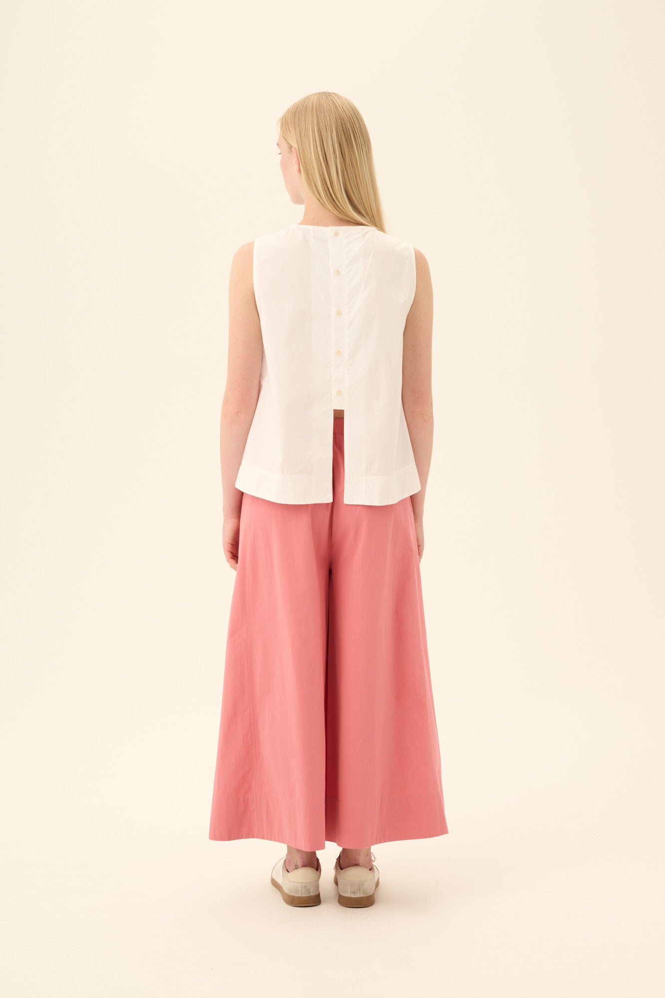 Rue de Tokyo SHARREN GMTD POPLIN Blouses WHITE