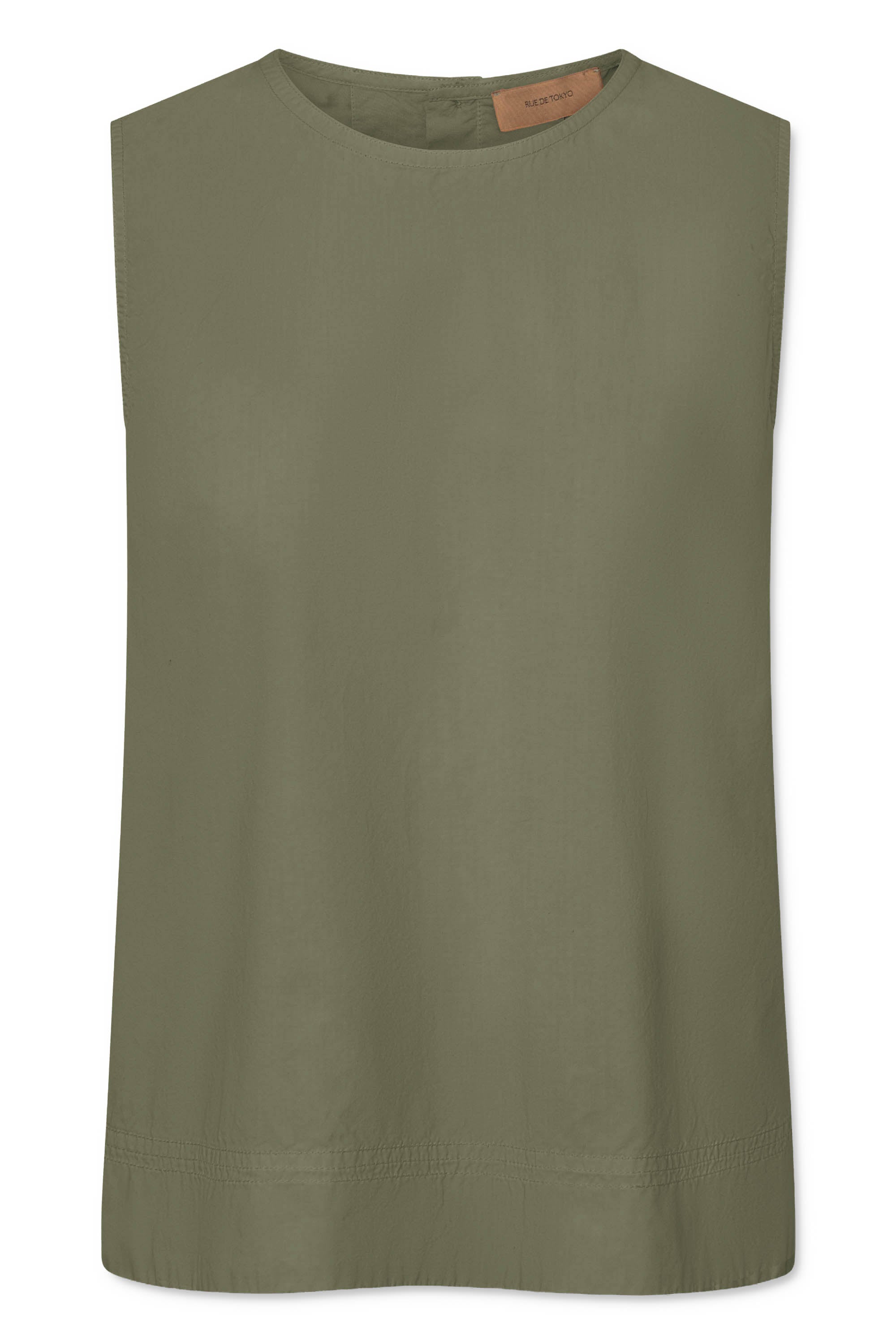 Rue de Tokyo SHARREN GMTD POPLIN Blouses MOSS GREEN