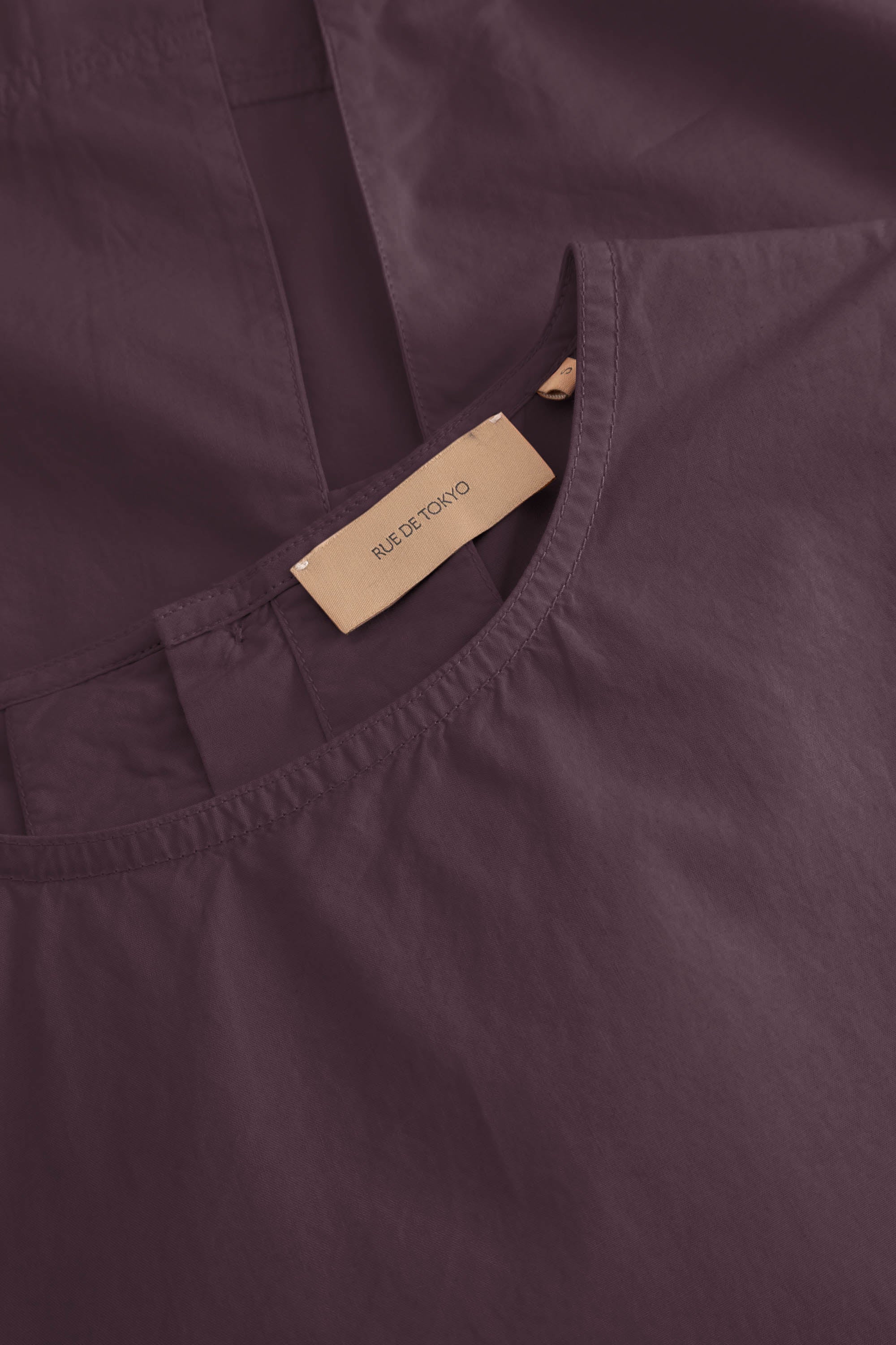 Rue de Tokyo SHARREN GMTD POPLIN Blouses PLUM PURPLE
