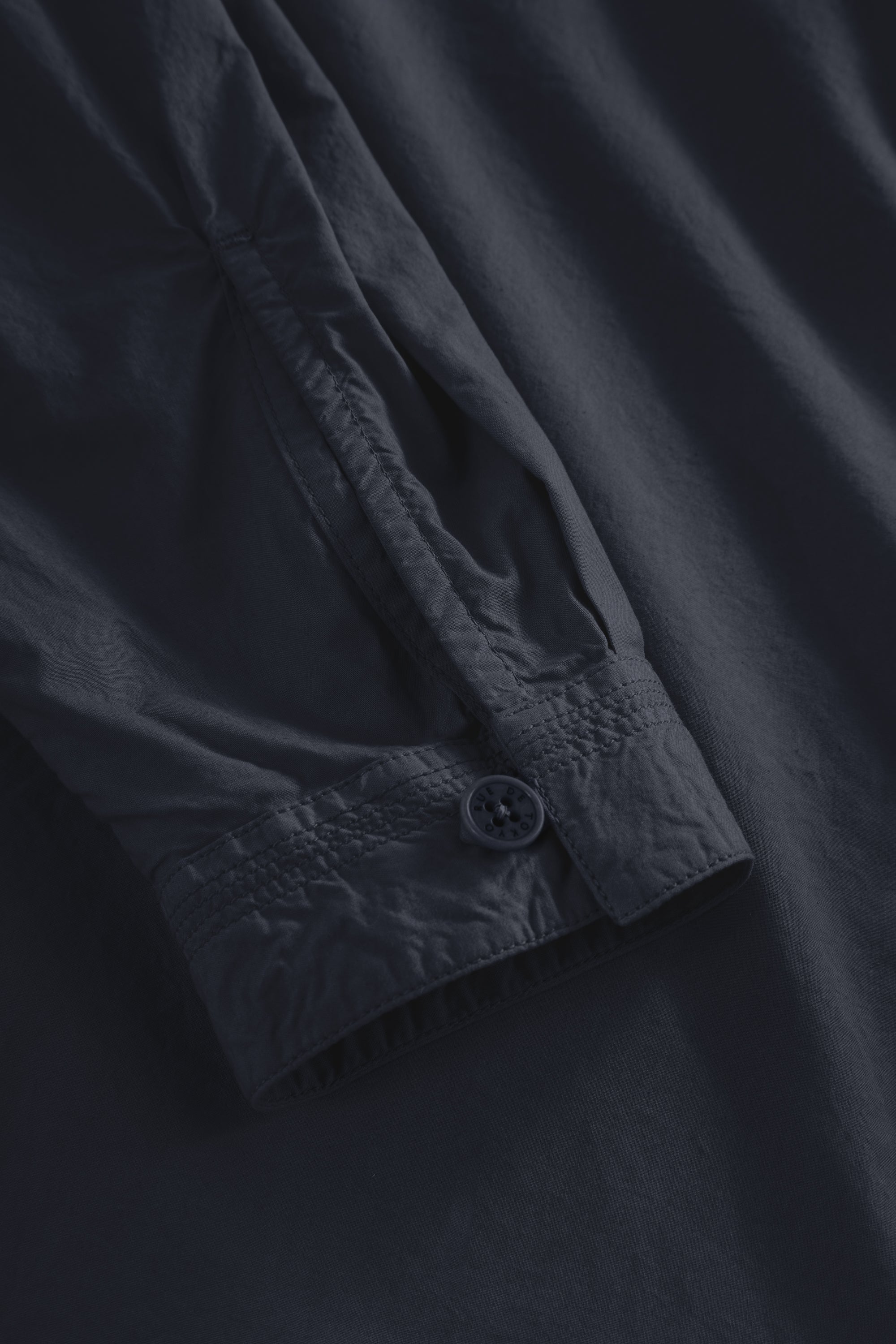 Rue de Tokyo SHELBY ORGANIC GARMENT DYED POPLIN Shirts DARK NAVY