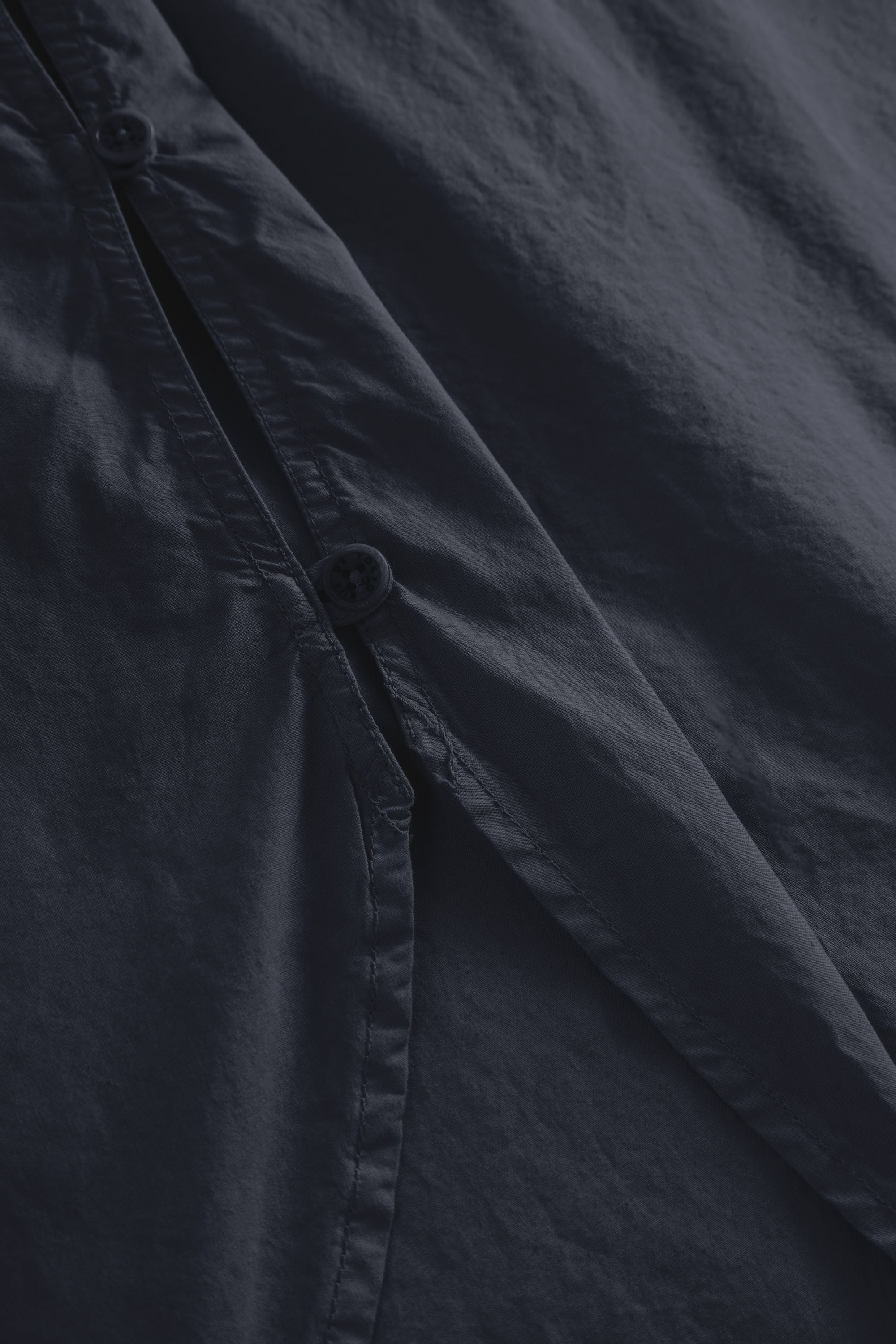 Rue de Tokyo SHELBY ORGANIC GARMENT DYED POPLIN Shirts DARK NAVY