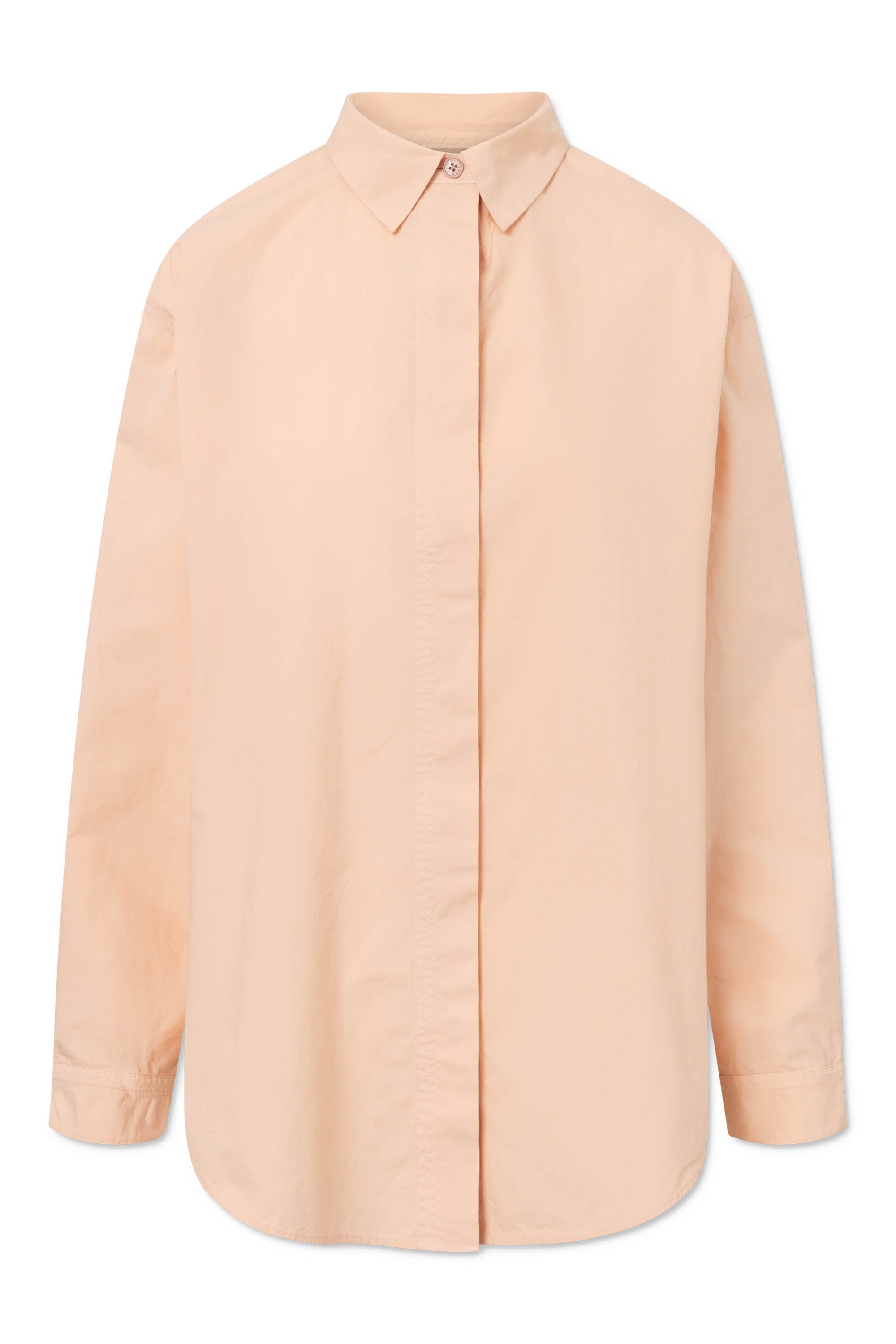 Rue de Tokyo SHELBY GARMENT DYED POPLIN Shirts BEIGE ROSE