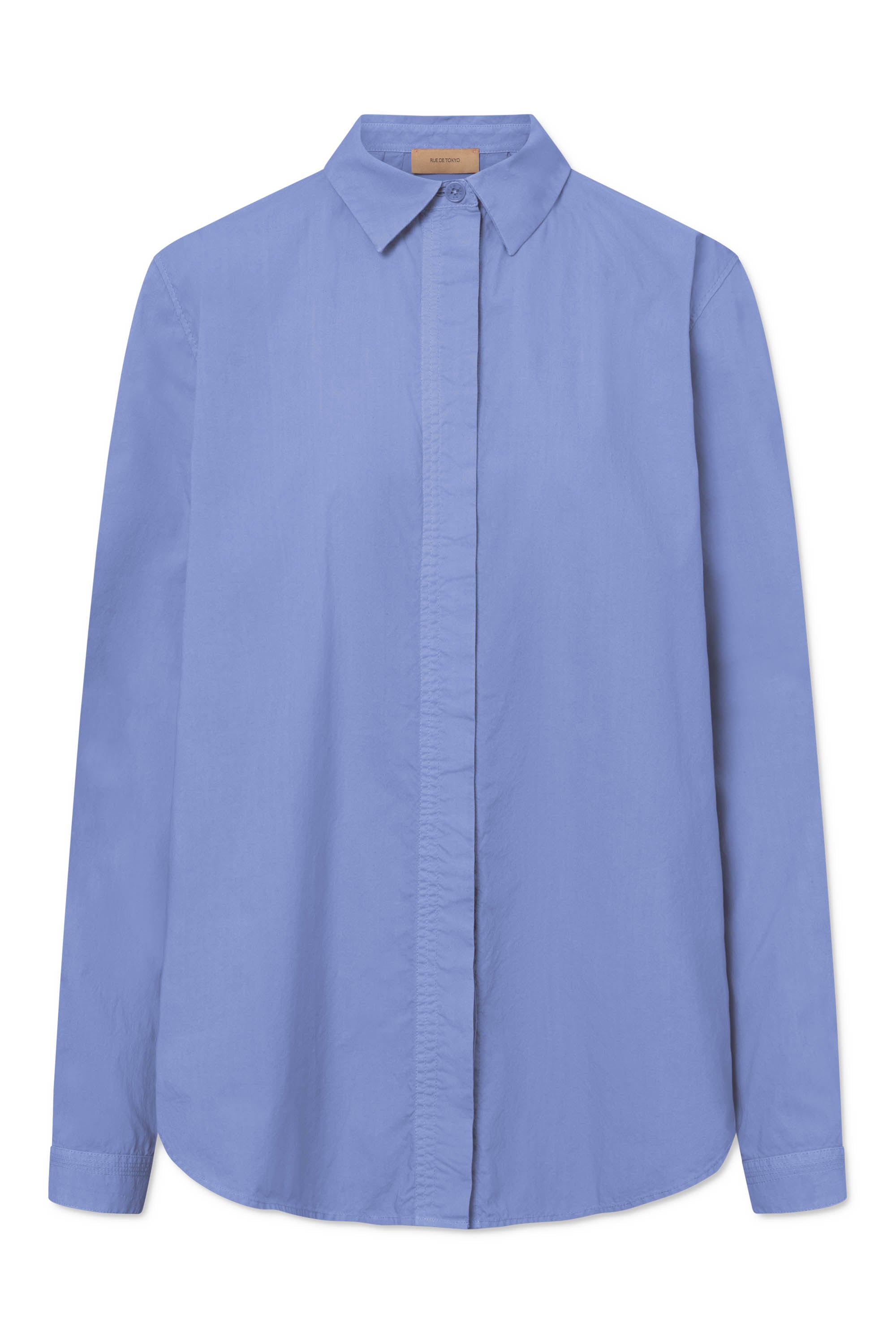 Rue de Tokyo SHELBY GARMENT DYED POPLIN Shirts BLUE BONNET