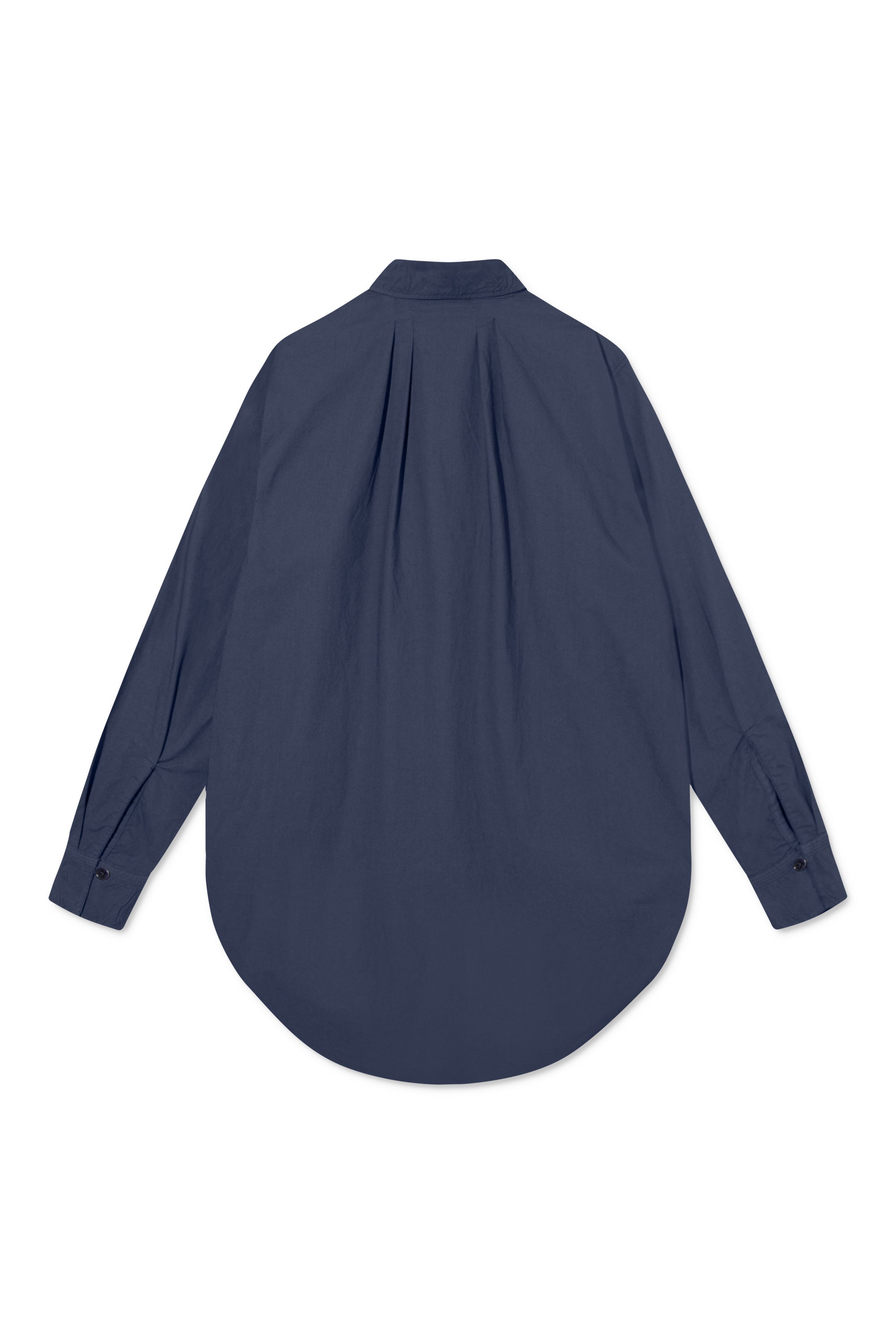Rue de Tokyo SHELBY GARMENT DYED POPLIN Shirts DARK NAVY