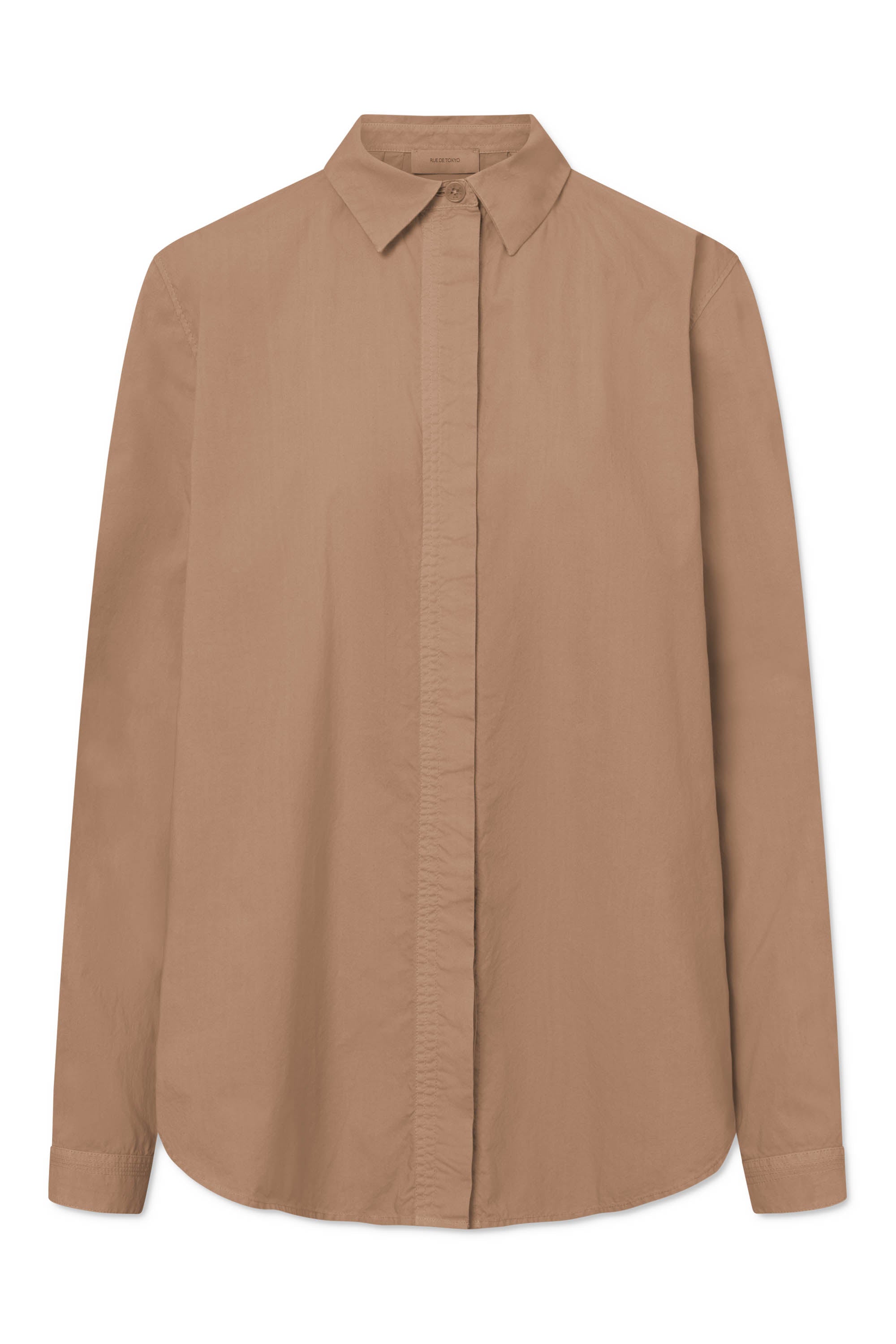 Rue de Tokyo SHELBY GARMENT DYED POPLIN Shirts MOCHA