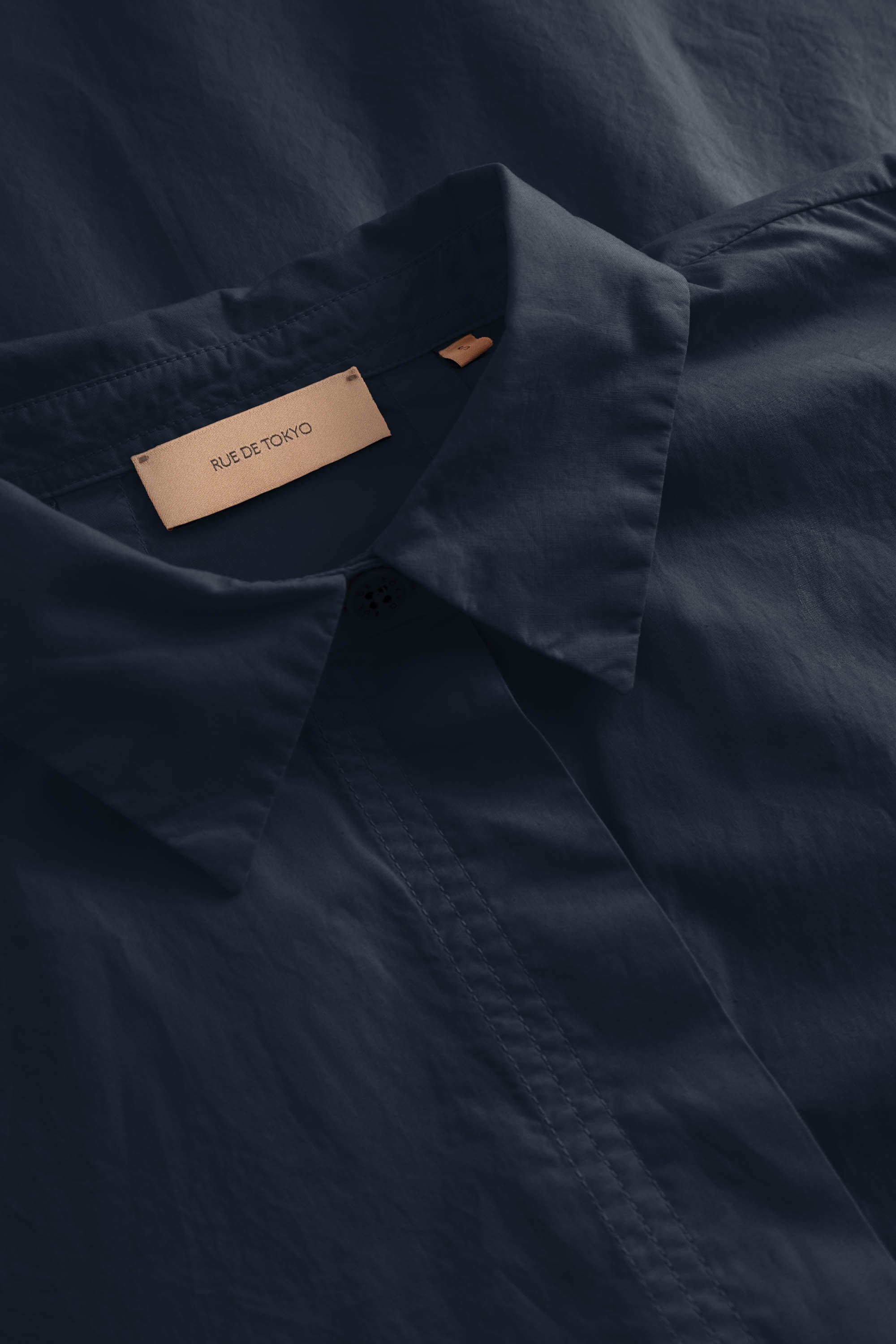 Rue de Tokyo SHELBY GMTD POPLIN Shirts DARK NAVY