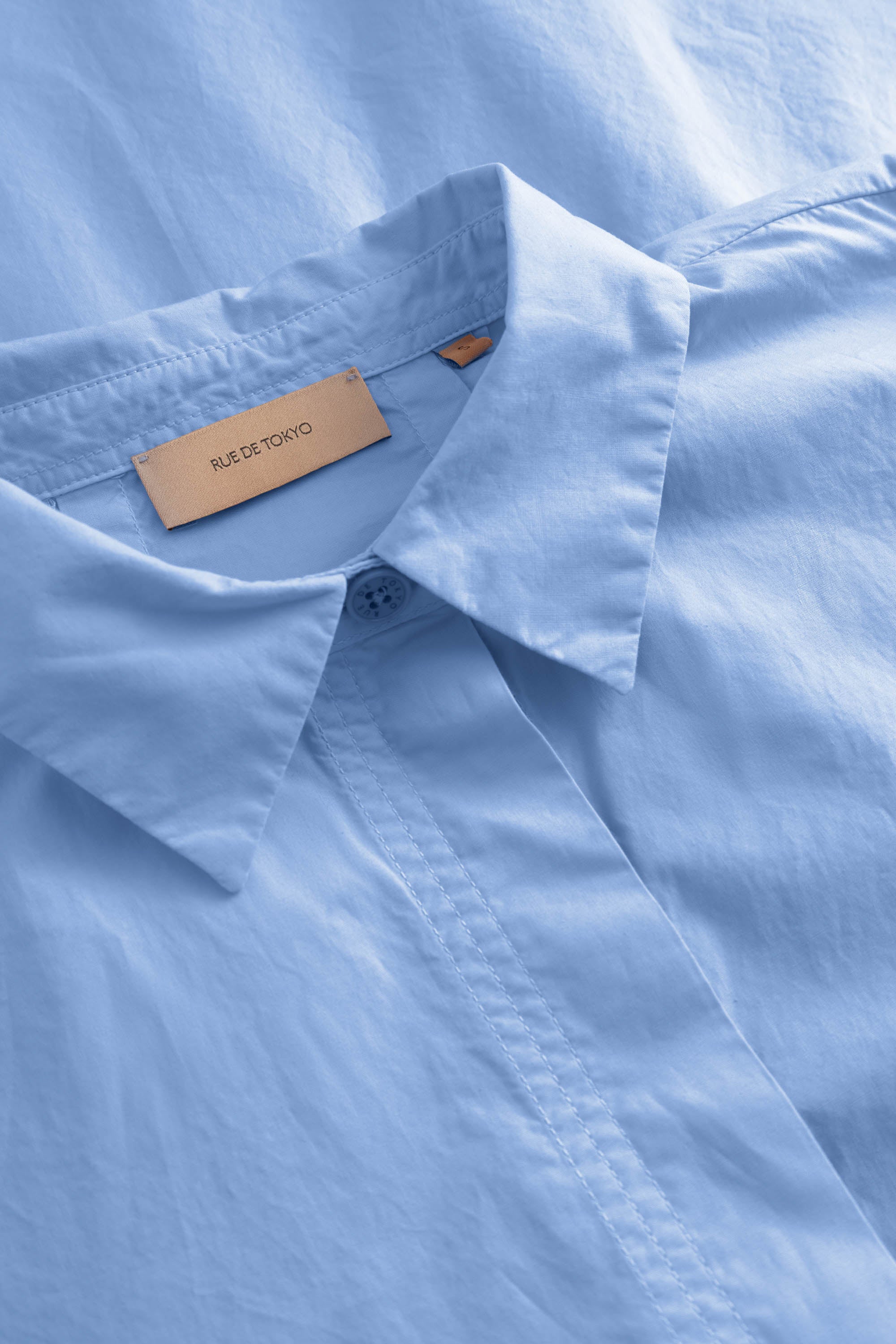 Rue de Tokyo SHELBY GMTD POPLIN Shirts DELLA ROBBIA BLUE
