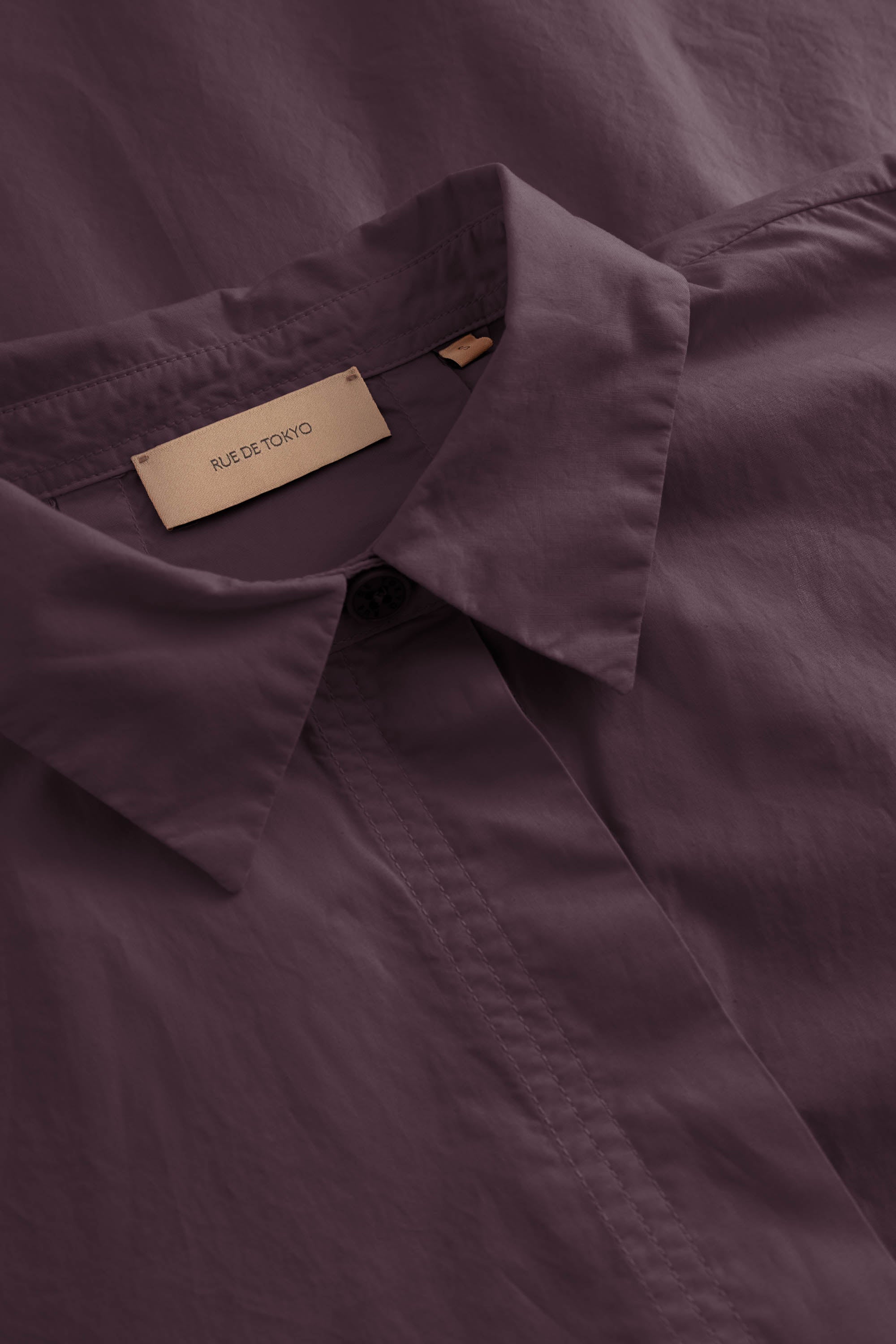 Rue de Tokyo SHELBY GMTD POPLIN Shirts PLUM PURPLE