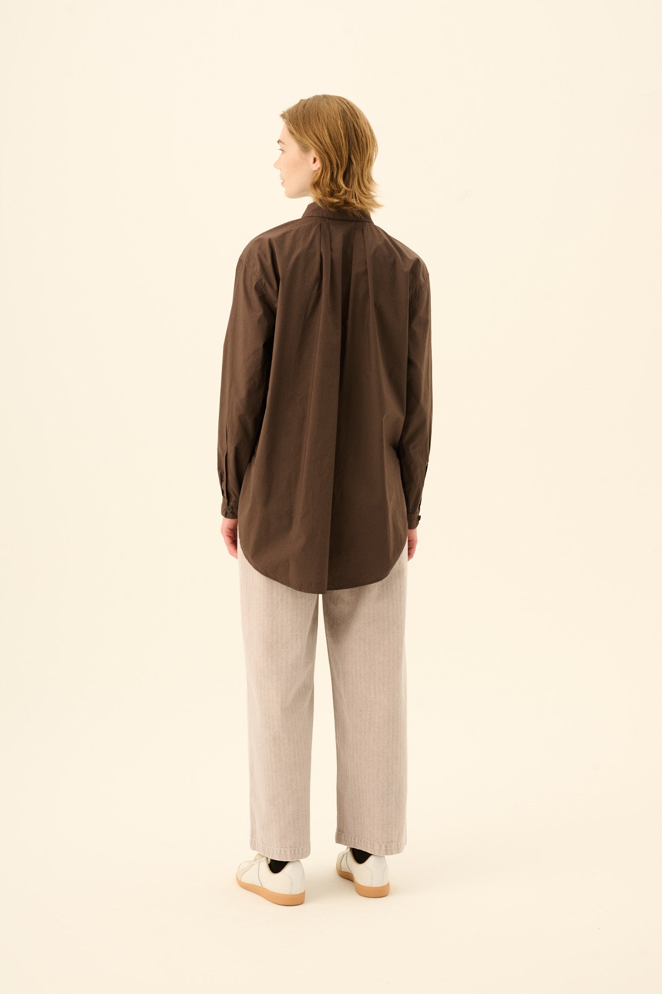 Rue de Tokyo SHELBY GMTD POPLIN Shirts FUDGE