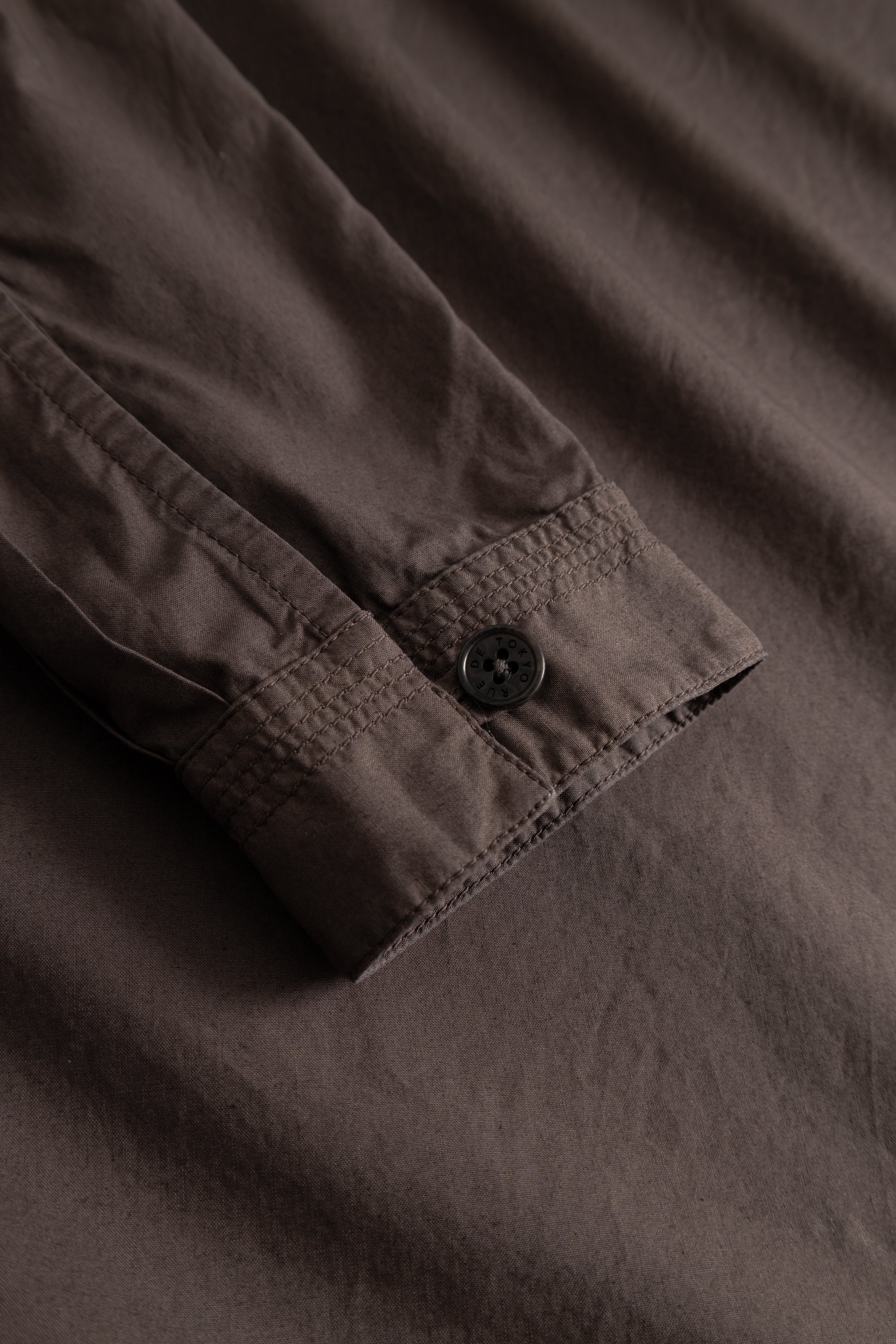 Rue de Tokyo SHELBY GMTD POPLIN Shirts FUDGE