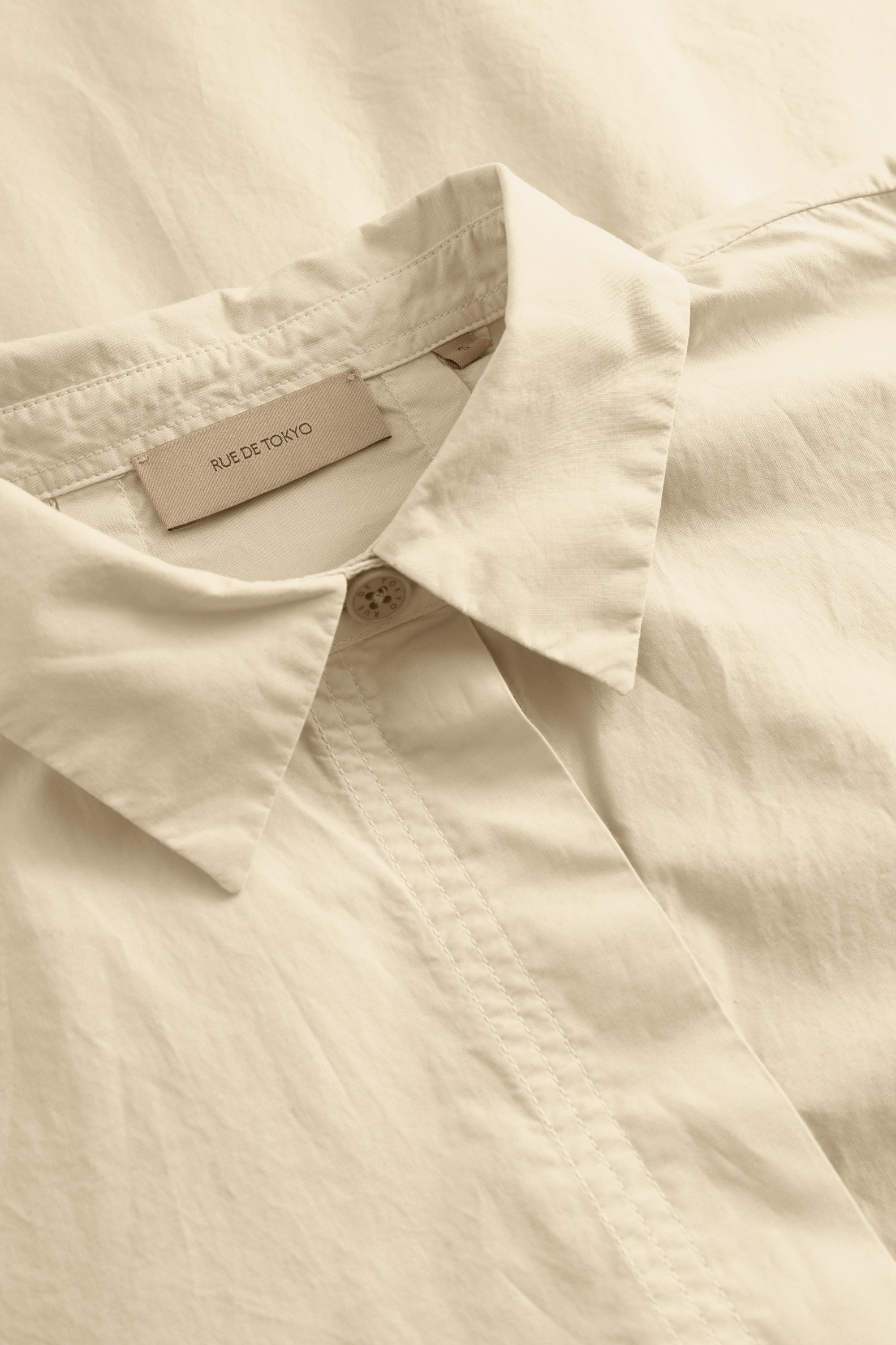 Rue de Tokyo SHELBY GMTD POPLIN Shirts SEA HAZE