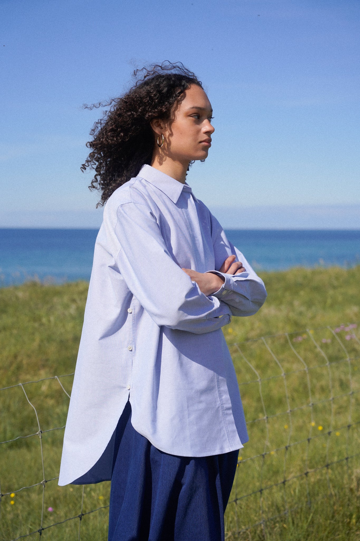 Rue de Tokyo SHELBY OXFORD Shirts BLUE