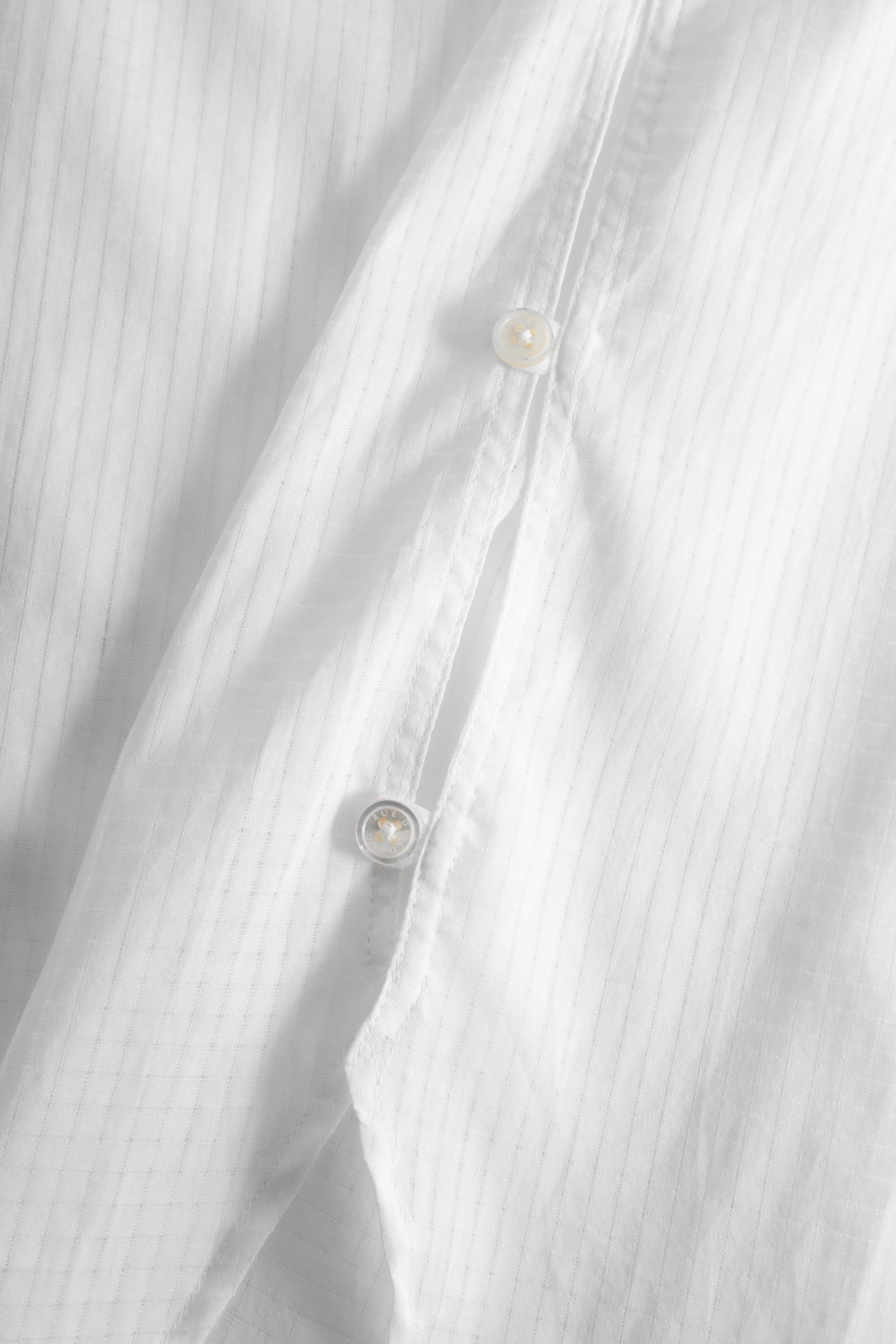 Rue de Tokyo SHELBY PATTERNED COTTON Shirts WHITE