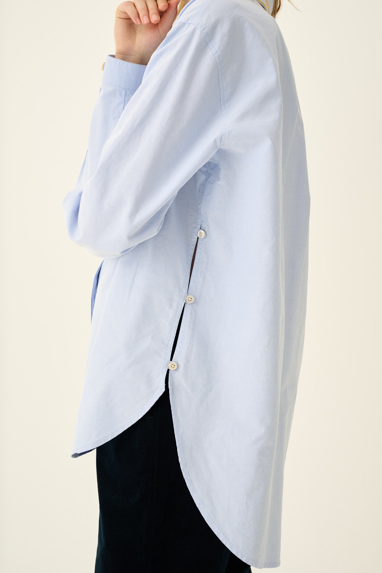 Rue de Tokyo SHELBY SOLID OXFORD Shirts LIGHT BLUE