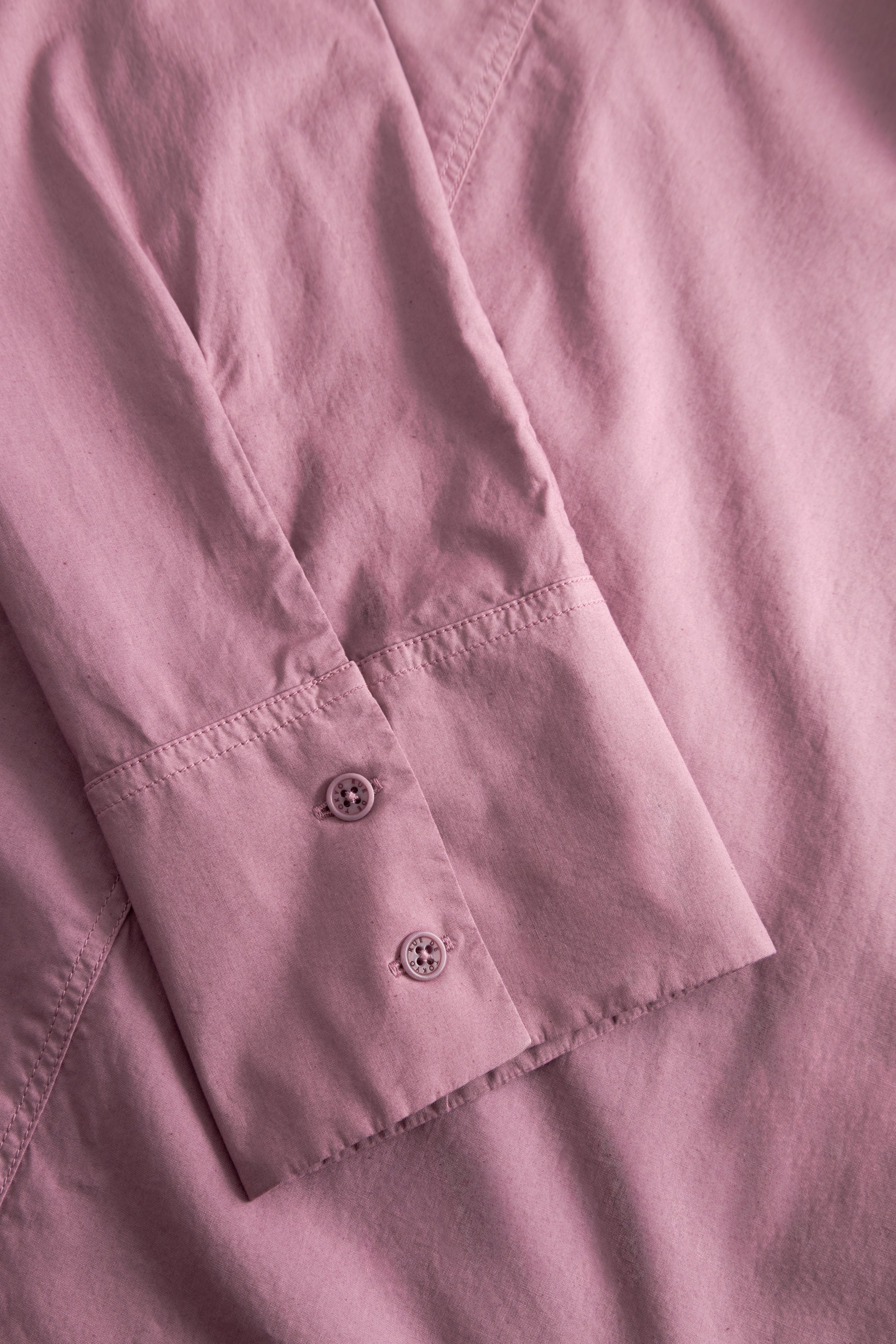 Rue de Tokyo SHOSHANA GARMENT DYED POPLIN Shirts DUSKY ORCHID