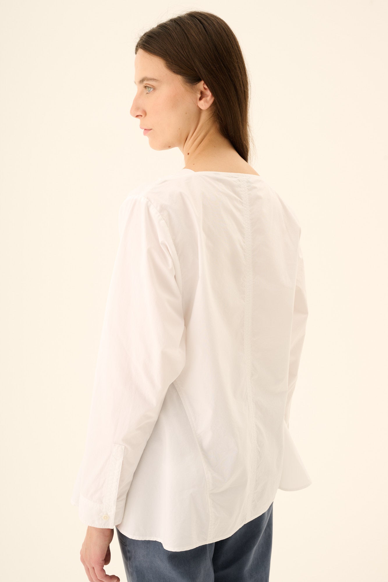 Rue de Tokyo SILJA GMTD POPLIN Blouses WHITE