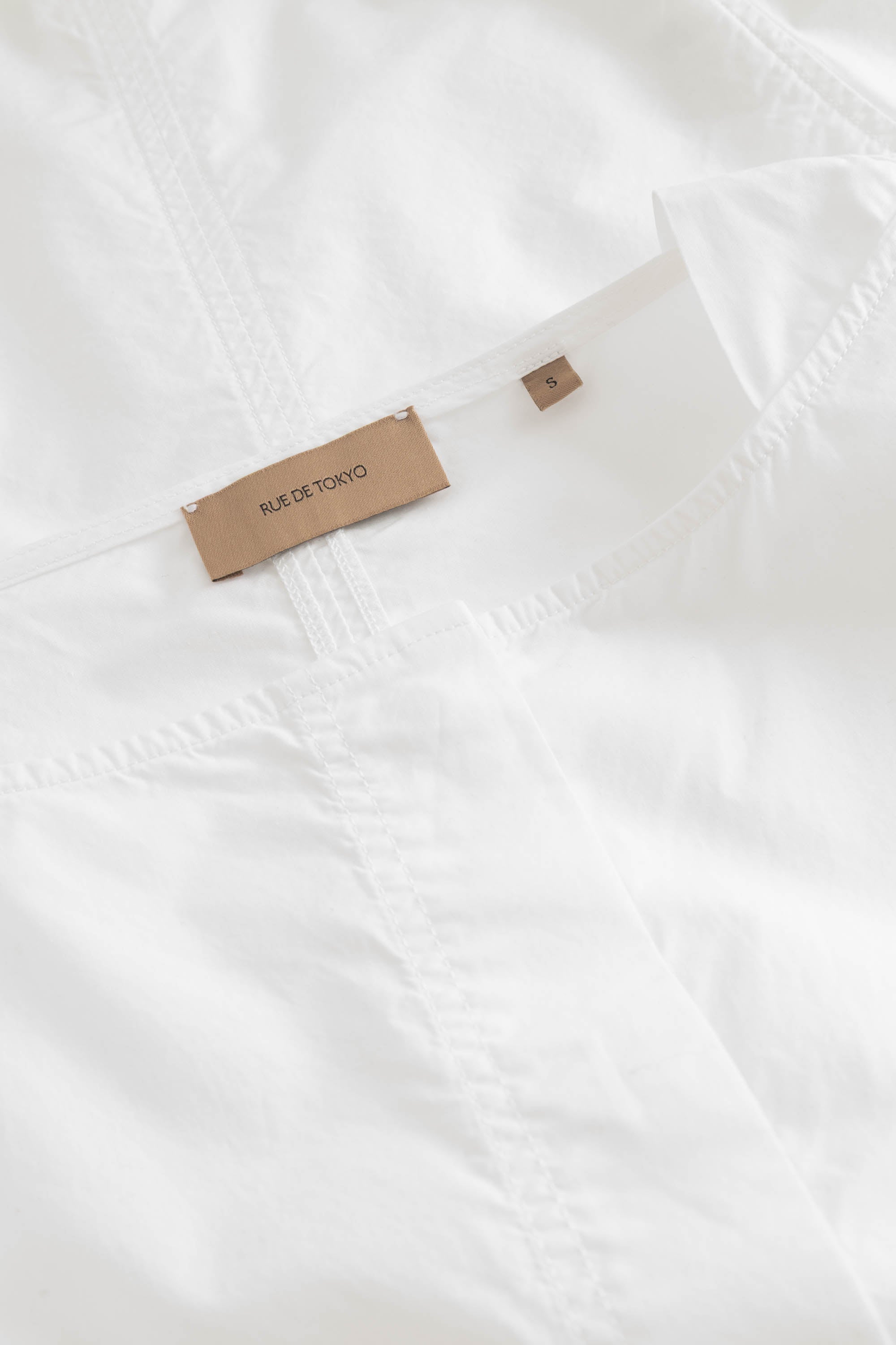 Rue de Tokyo SILJA GMTD POPLIN Blouses WHITE