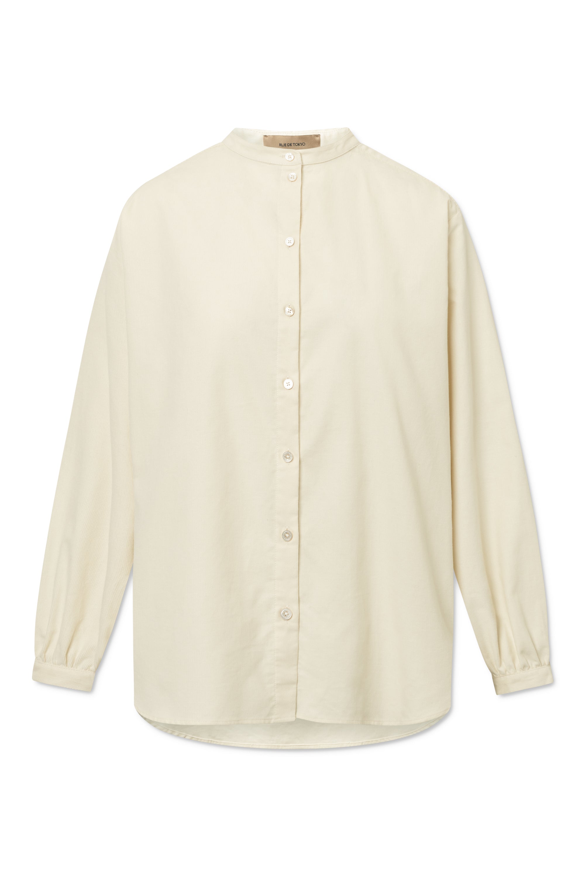 Rue de Tokyo SILKE BABY CORDUROY SHIRTS WHITE