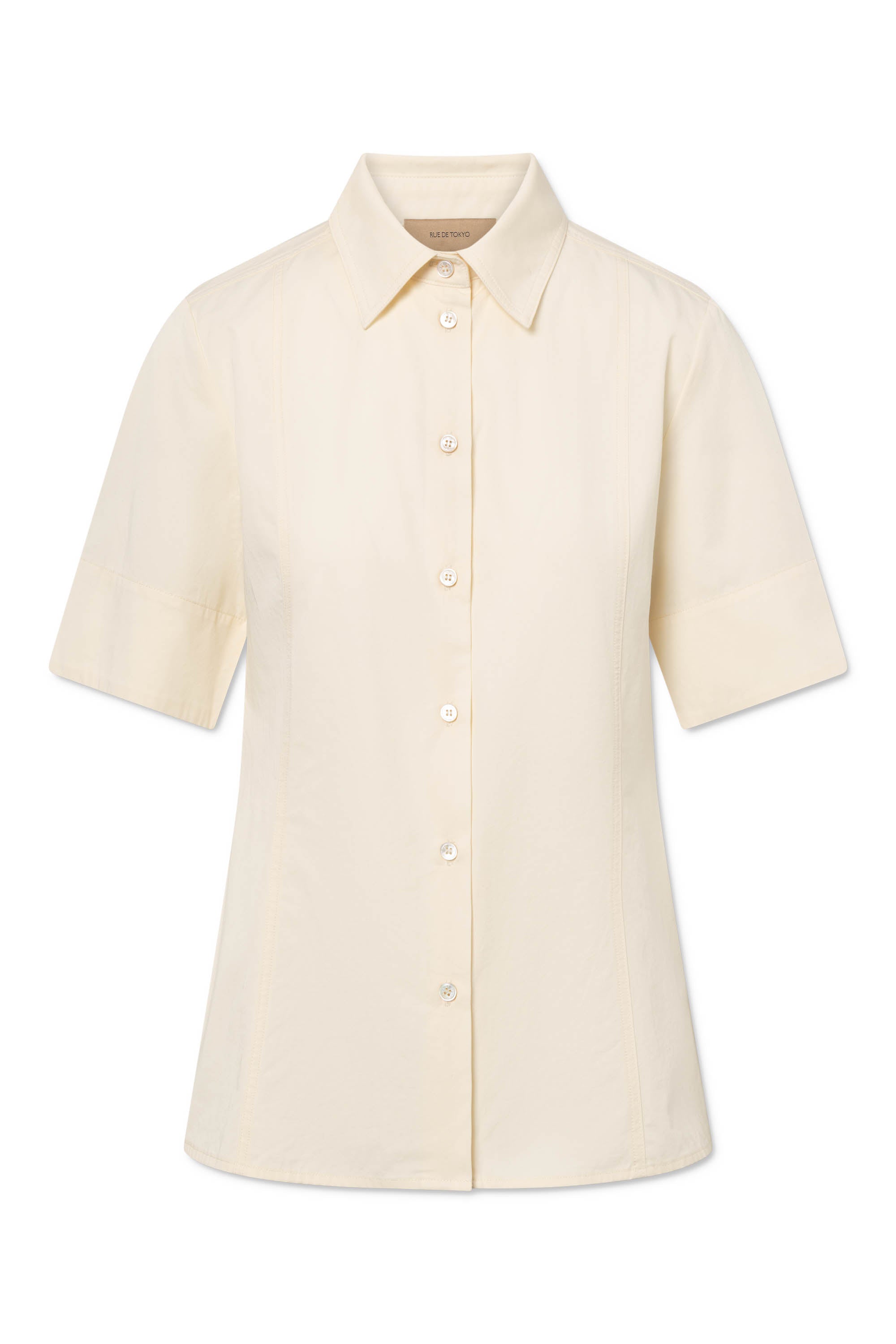 Rue de Tokyo SIMONA MODAL POPLIN Shirts CREAM