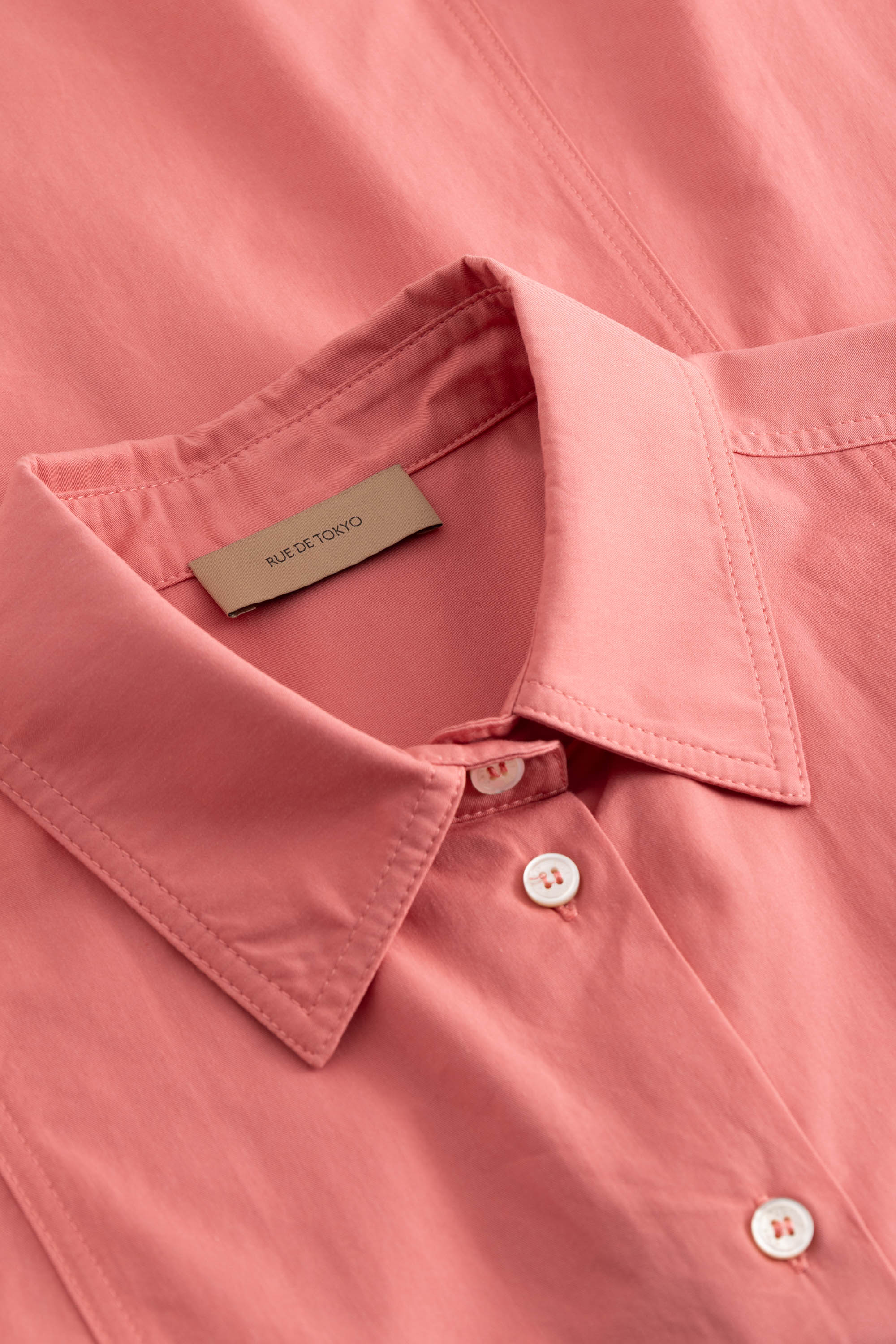 Rue de Tokyo SIMONA MODAL POPLIN Shirts RASPBERRY RED