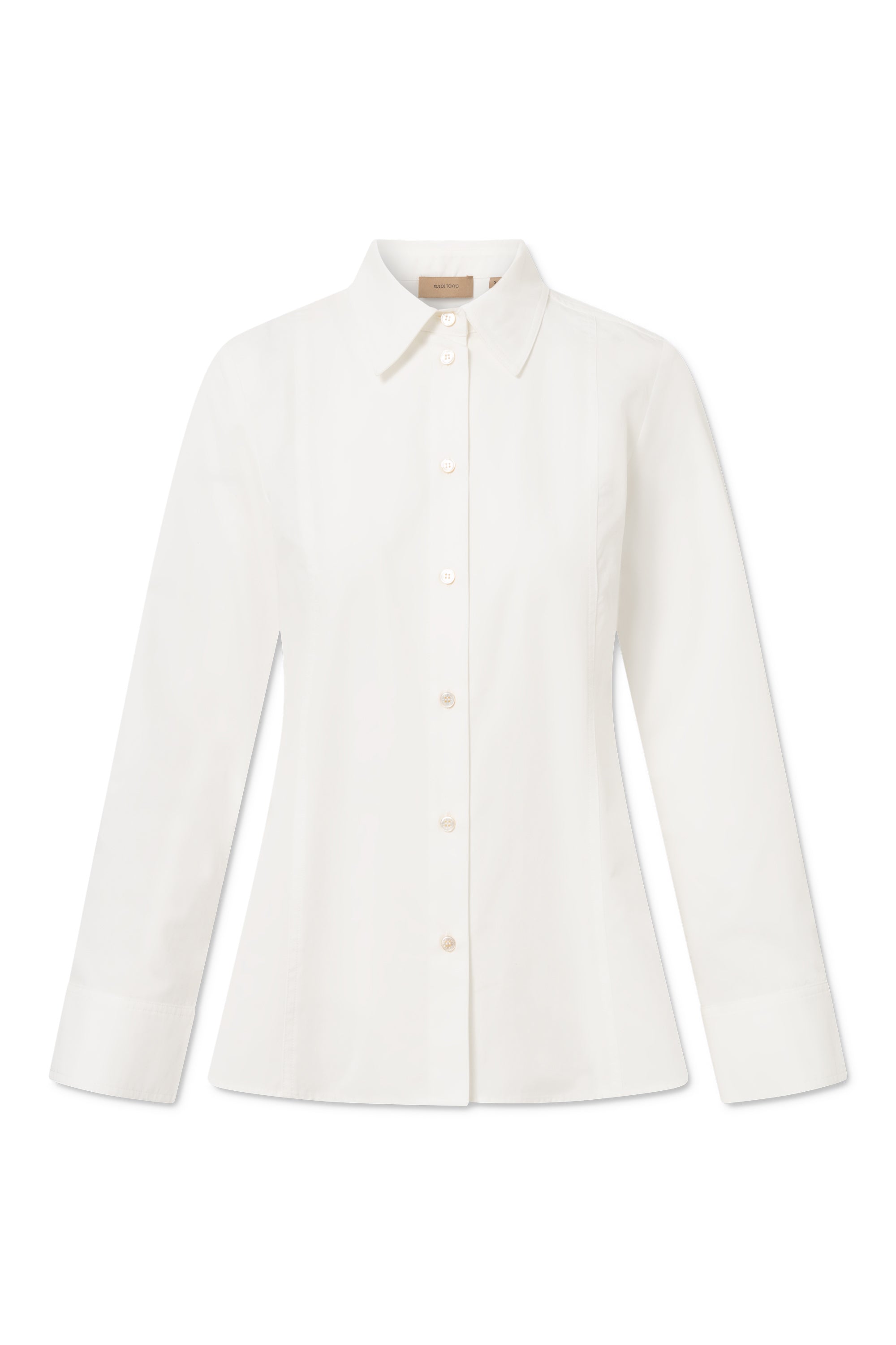 Rue de Tokyo SIMO MODAL POPLIN Shirts WHITE