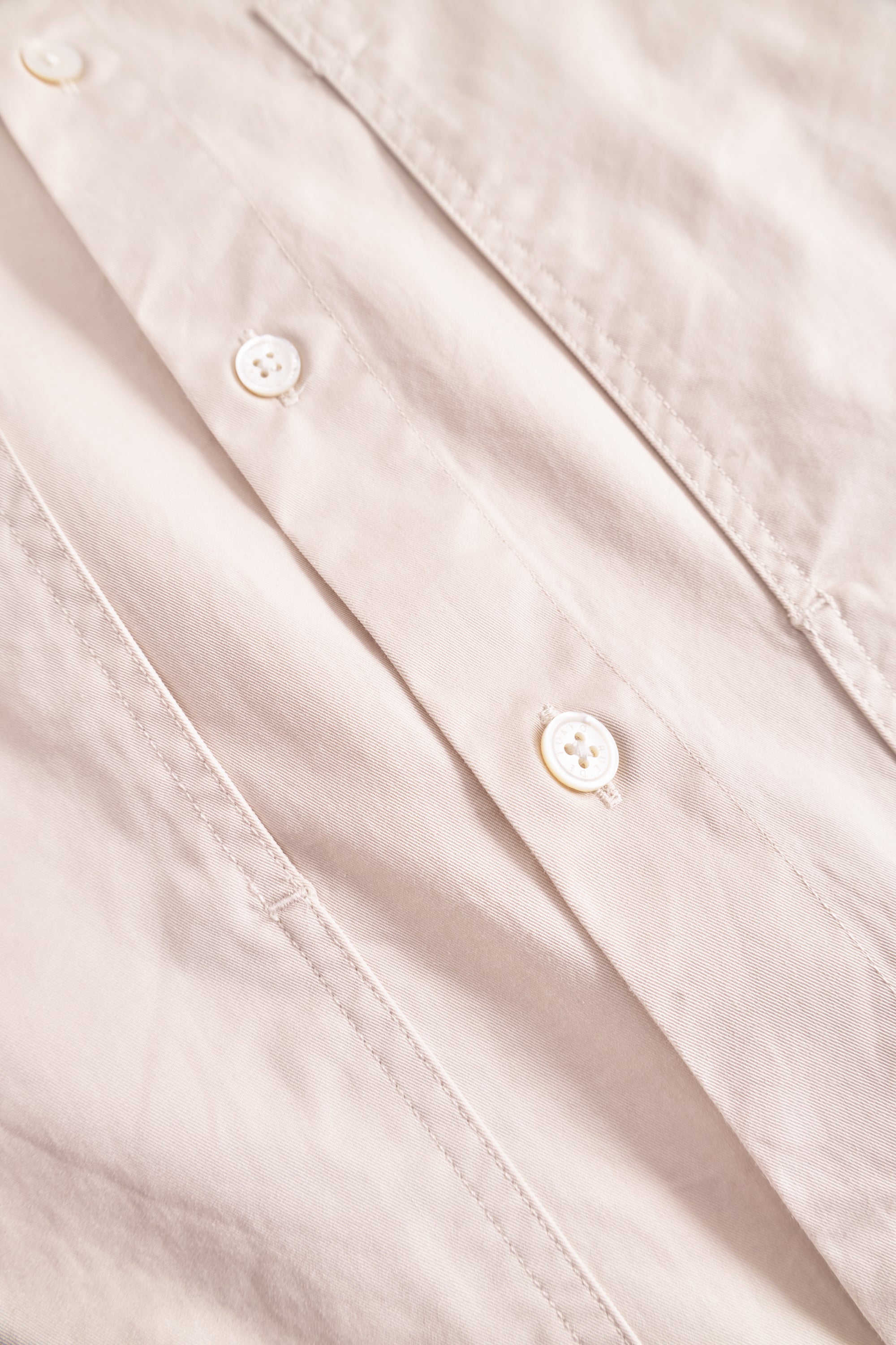 Rue de Tokyo SKYLOR SOLID LIGHT COTTON Shirts SAND