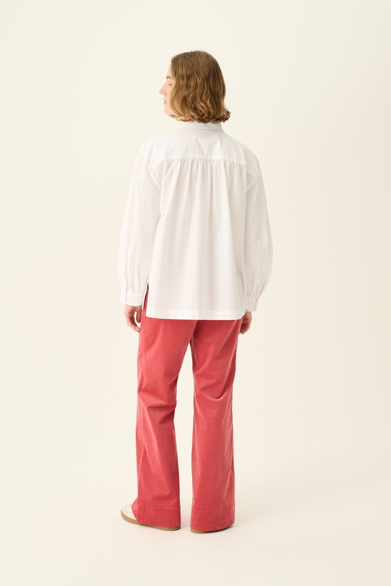 Rue de Tokyo SLOAN ORGANIC GARMENT DYED POPLIN Shirts WHITE