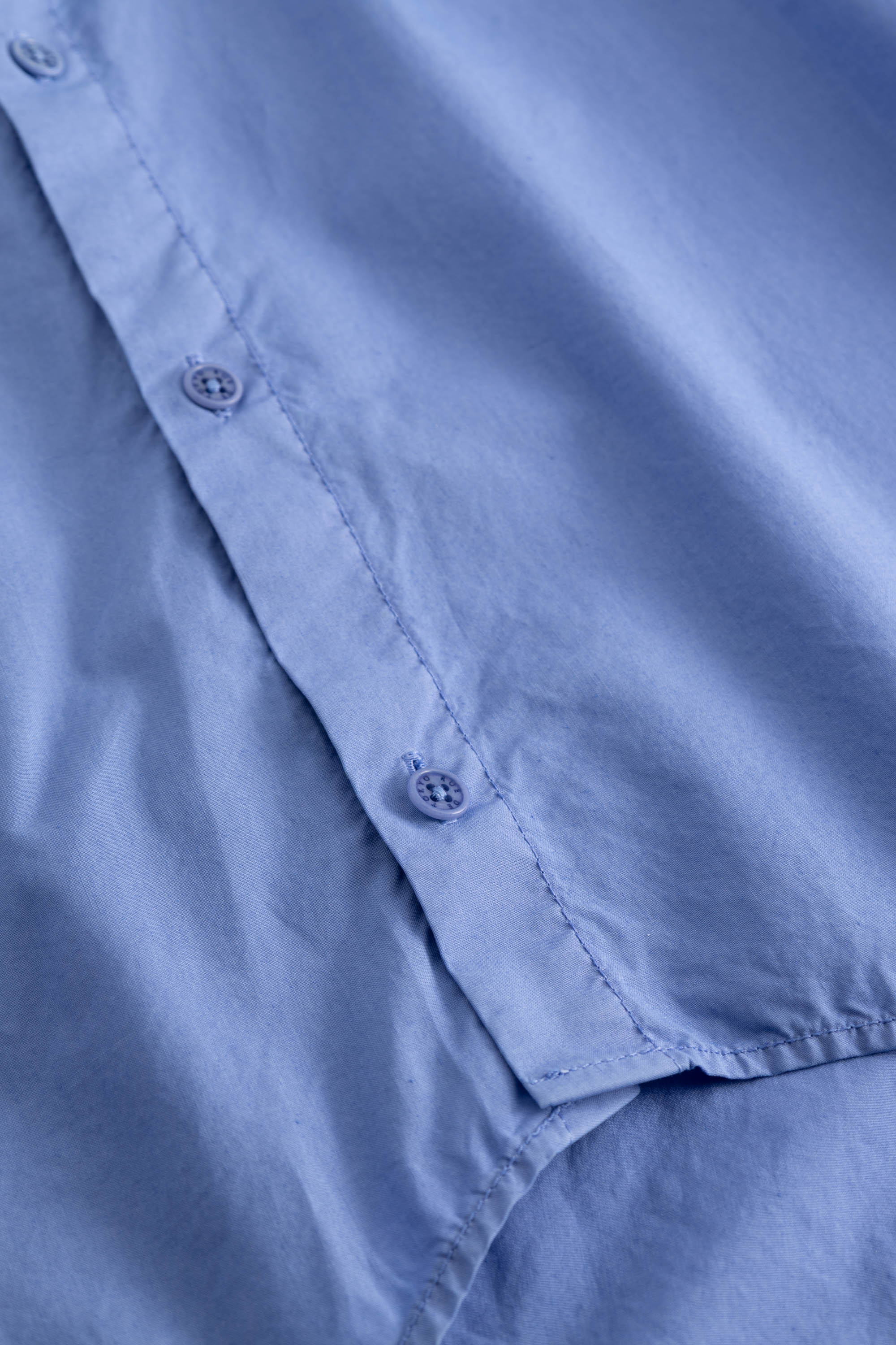 Rue de Tokyo SOFIE GARMENT DYED POPLIN Shirts BLUE BONNET