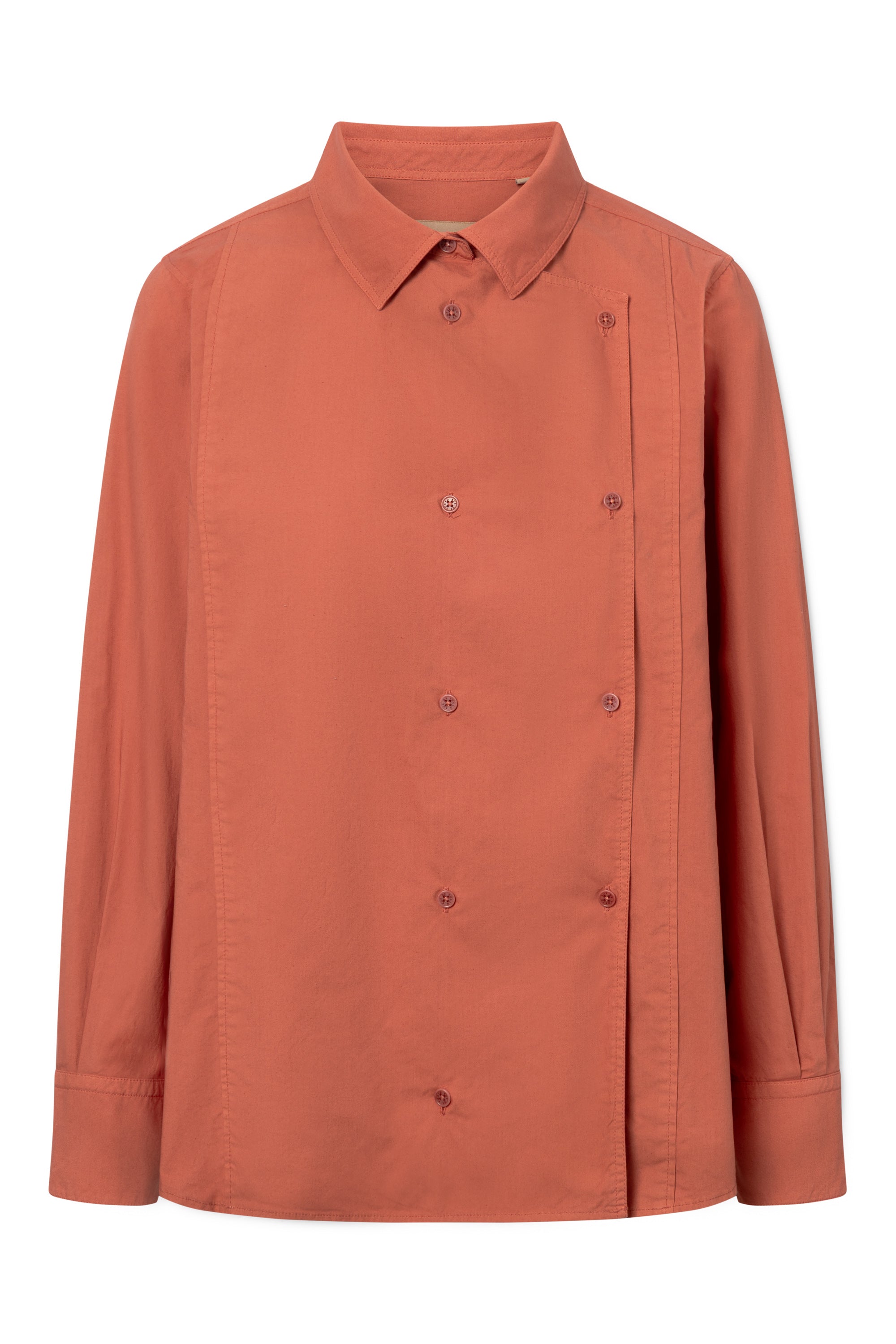 Rue de Tokyo SPARROW GARMENT DYED POPLIN Shirts FADED RUST