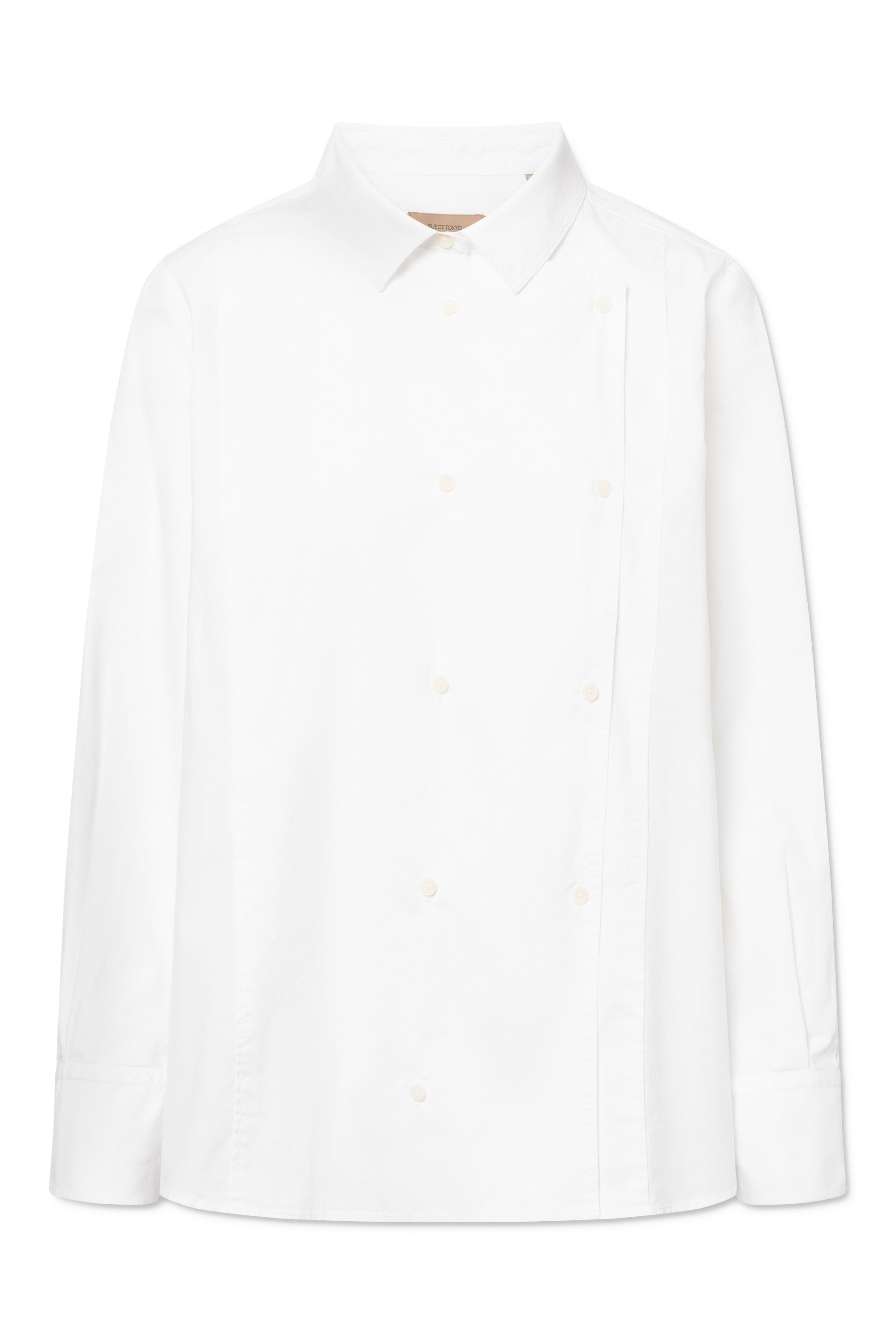 Rue de Tokyo SPARROW GARMENT DYED POPLIN Shirts WHITE
